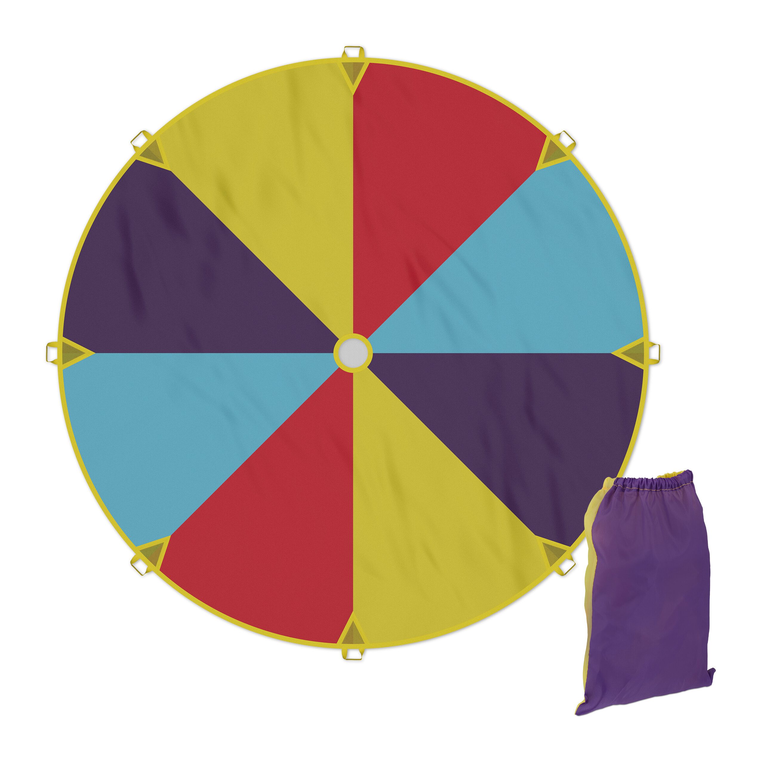 relaxdays Spielzeug-Gartenset Schwungtuch Ø 2 m, (1-tlg) günstig online kaufen