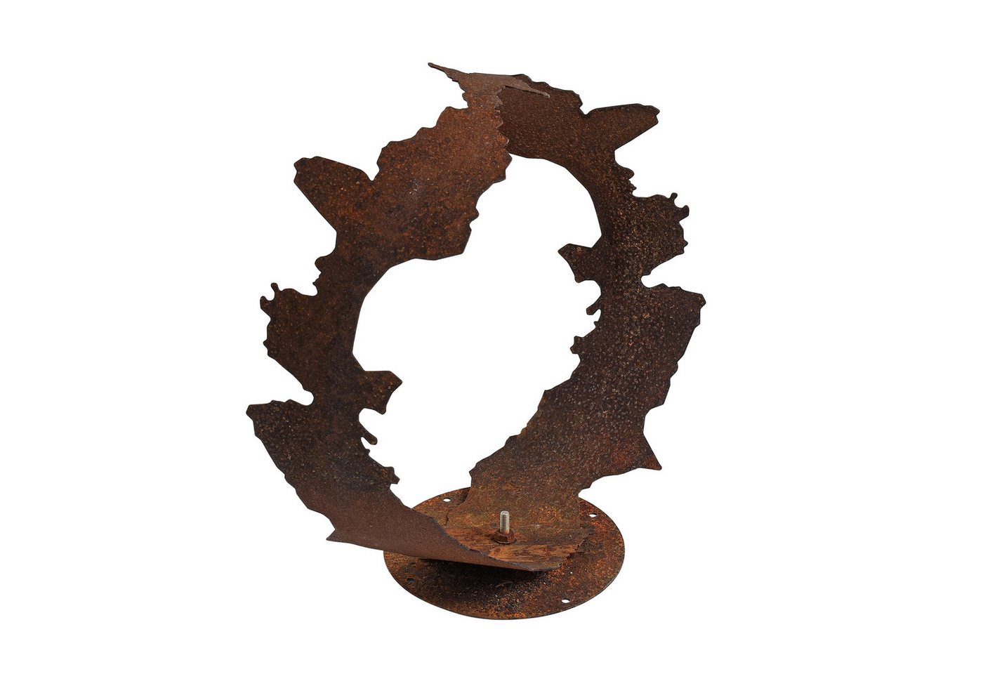 ESTEXO Gartenfigur Gartenskulptur Edelrost Gartendeko 38 cm Rost Dekofigur Dekoration S