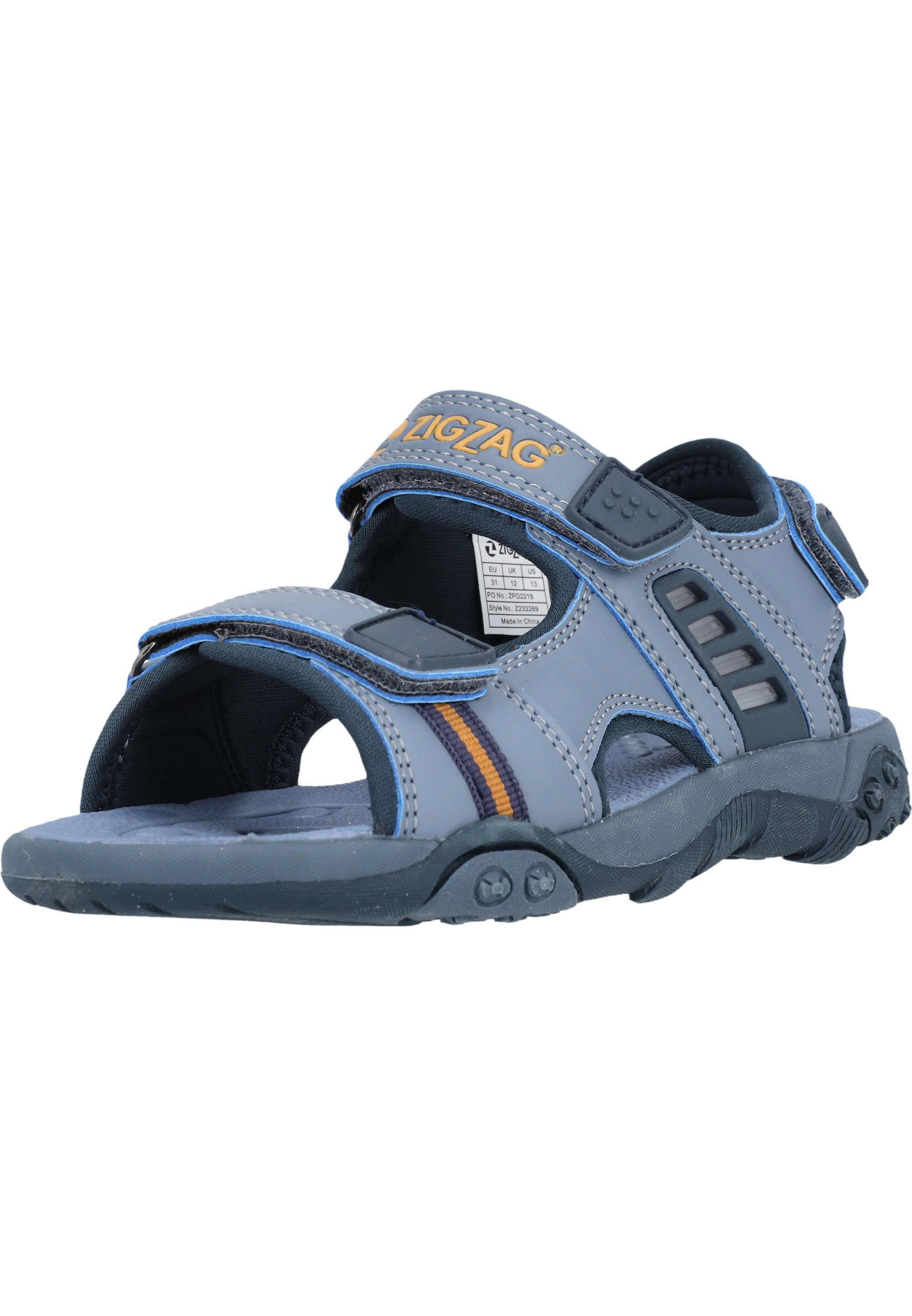 ZIGZAG Nung Sandale mit stoßdämpfender Eigenschaft blau | Riemchensandalen