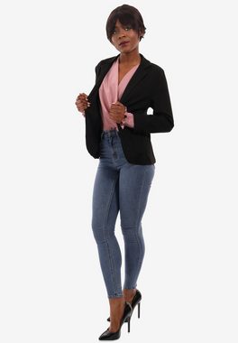YC Fashion & Style Sweatblazer Blazer mit Stretch-Anteil in Unifarbe