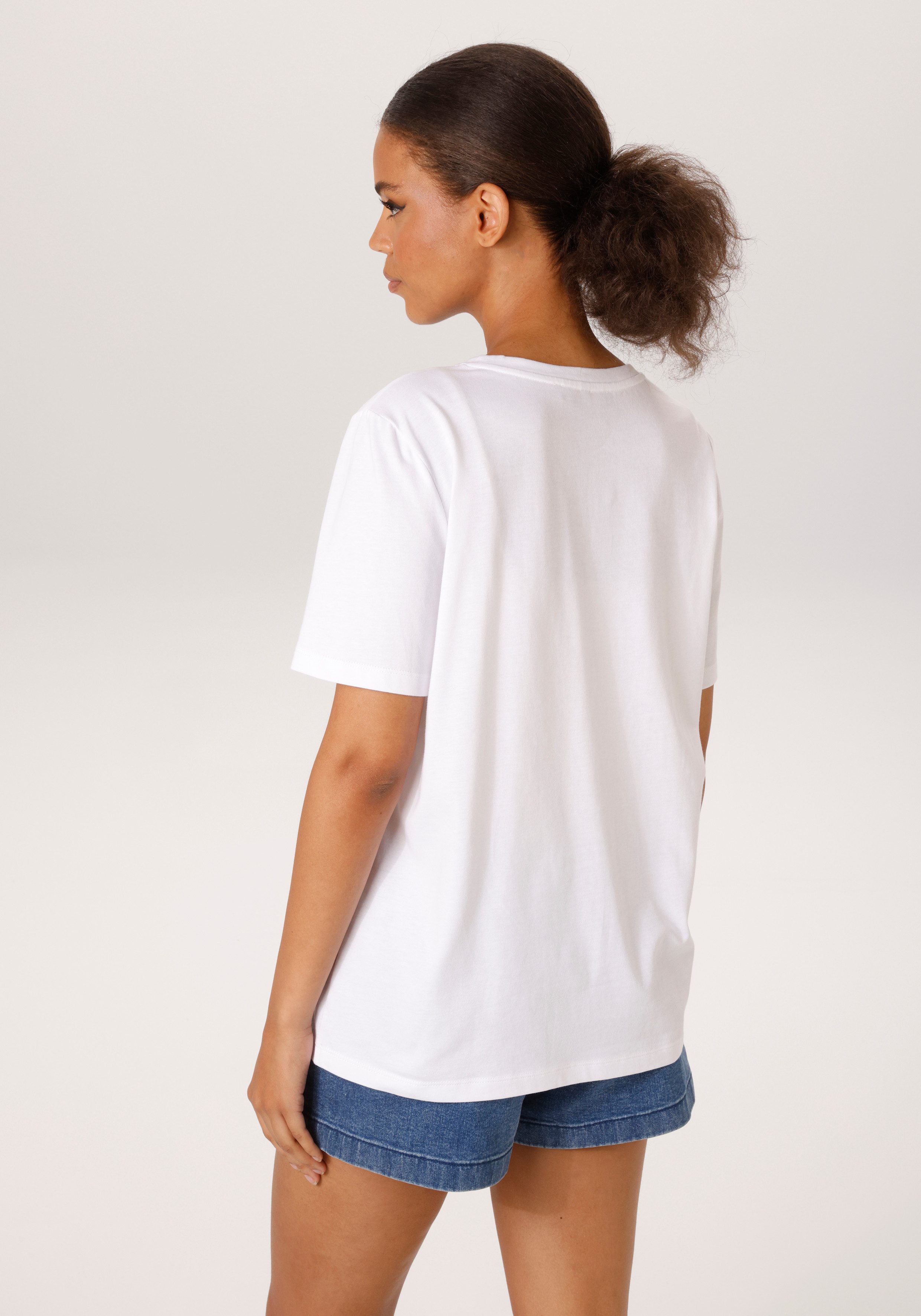 Aniston CASUAL T-Shirt mit italienischem Flair - NEUE KOLLEKTION