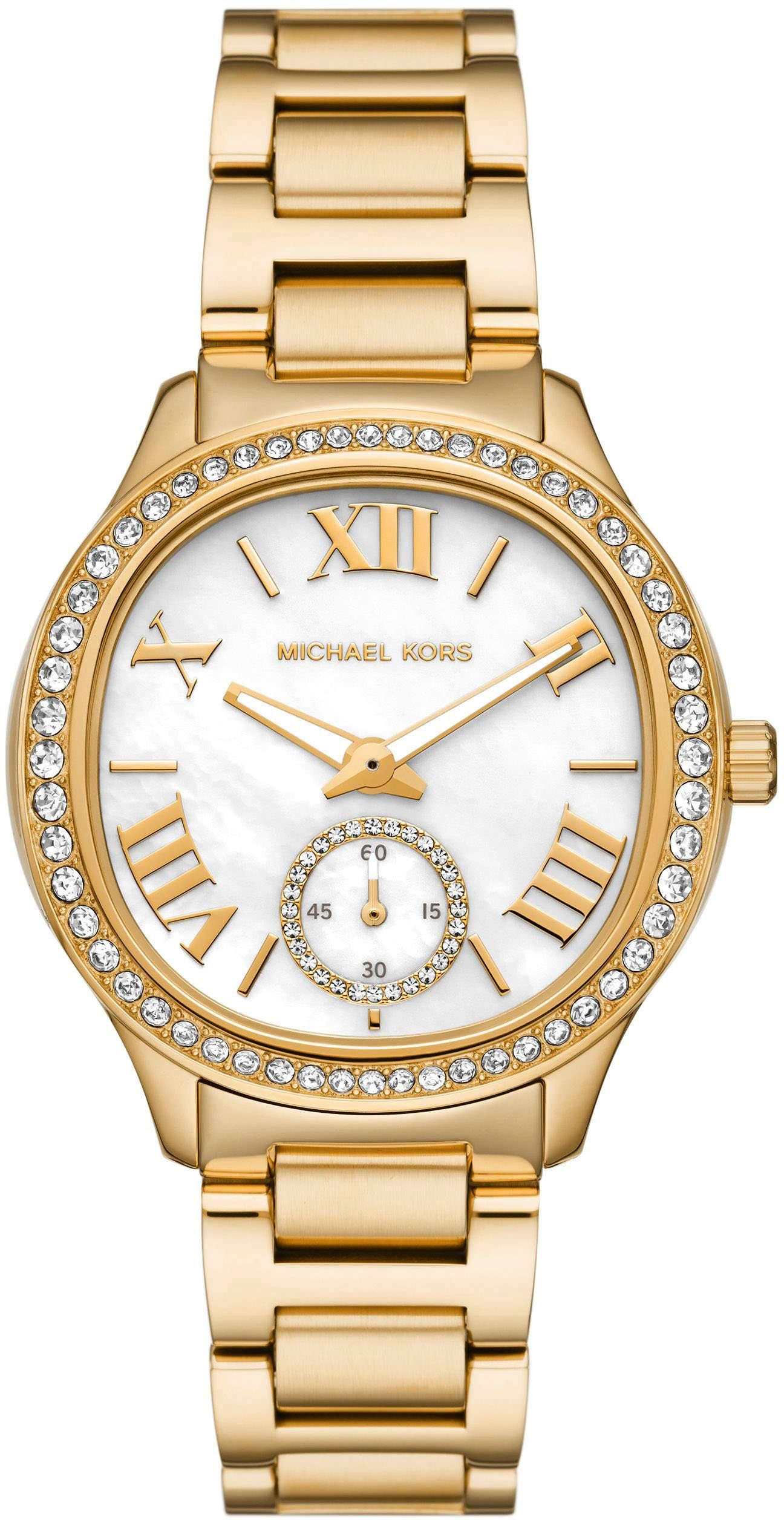 MICHAEL KORS Quarzuhr SAGE, Armbanduhr, Damenuhr, kleine Sekunde, analog