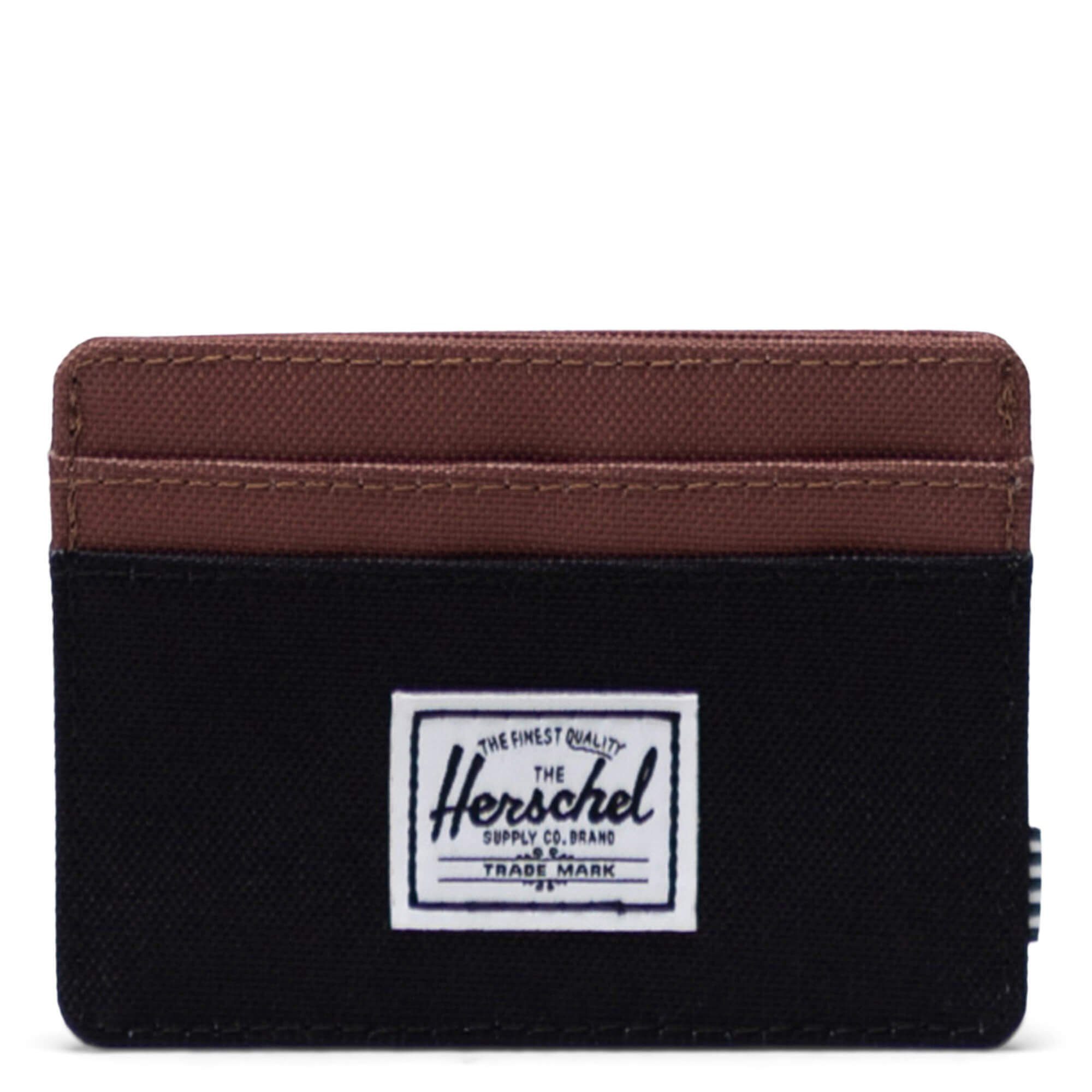 Herschel Geldbörse Charlie - RFID (1-tlg) 10 Kreditkartenetui cm 4cc black