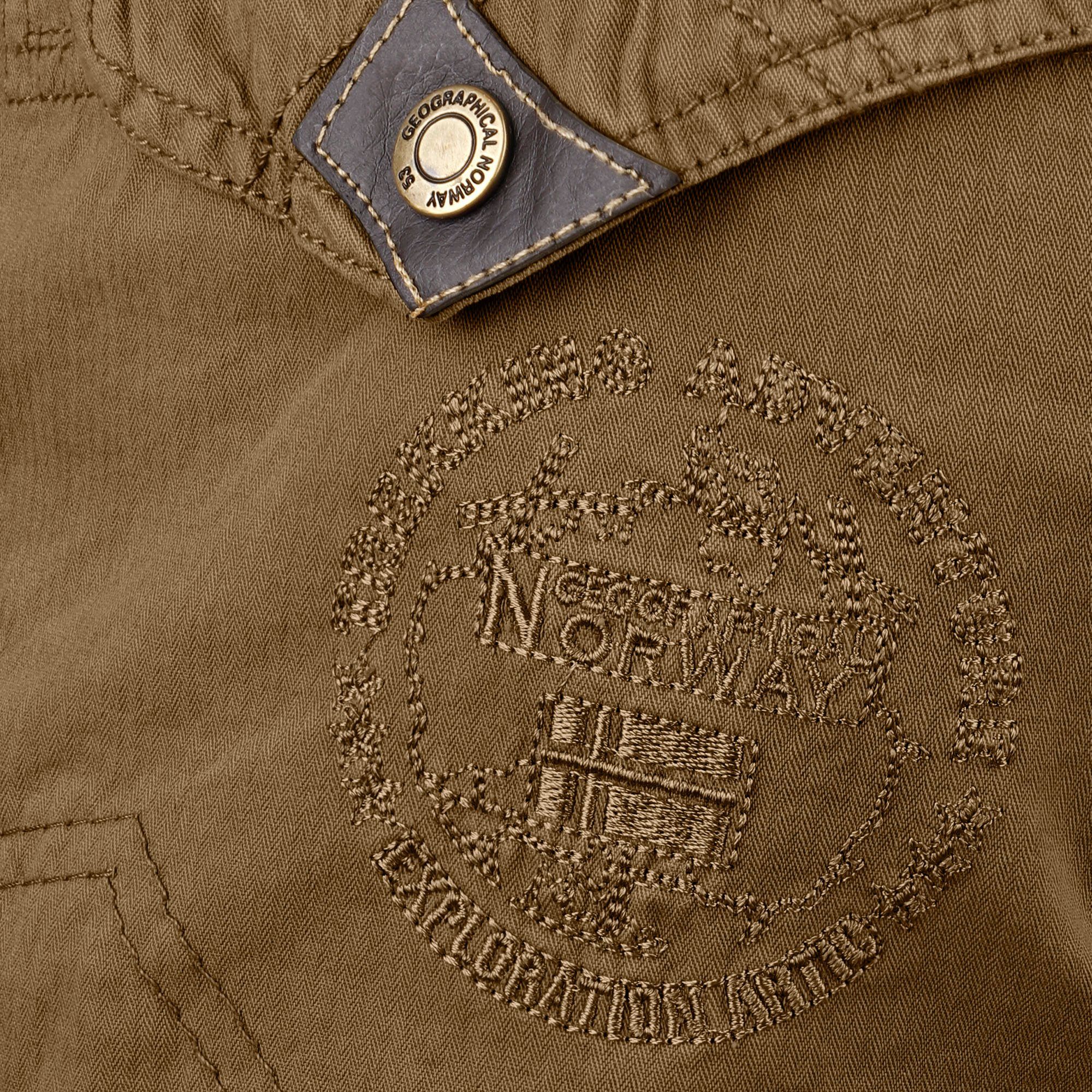 Geographical Norway Cargoshorts kurze Hose aus Baumwolle, Sommer-Bermuda (1-tlg) Herrenshorts mit Gürtel Größe S bis 5XL