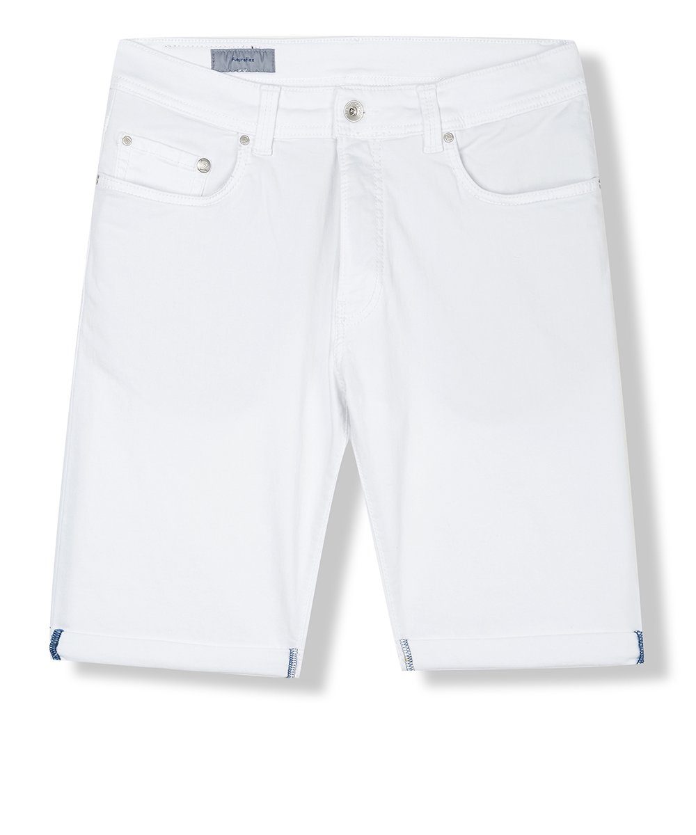 weiß - 34520 Cardin BERMUDA LYON FUTUREFLEX Pierre 5-Pocket-Jeans 8066.1010 CARDIN PIERRE