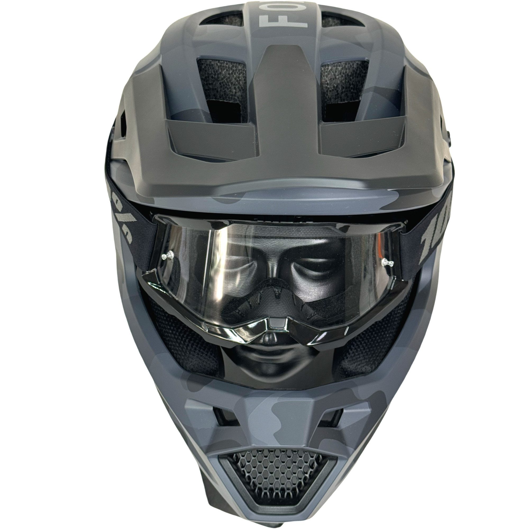 100% Motorradbrille 100% Strata V2 goggle Motocross MTB FR DH Fullfacehelm Schutz Brille – Bild 3 von 5