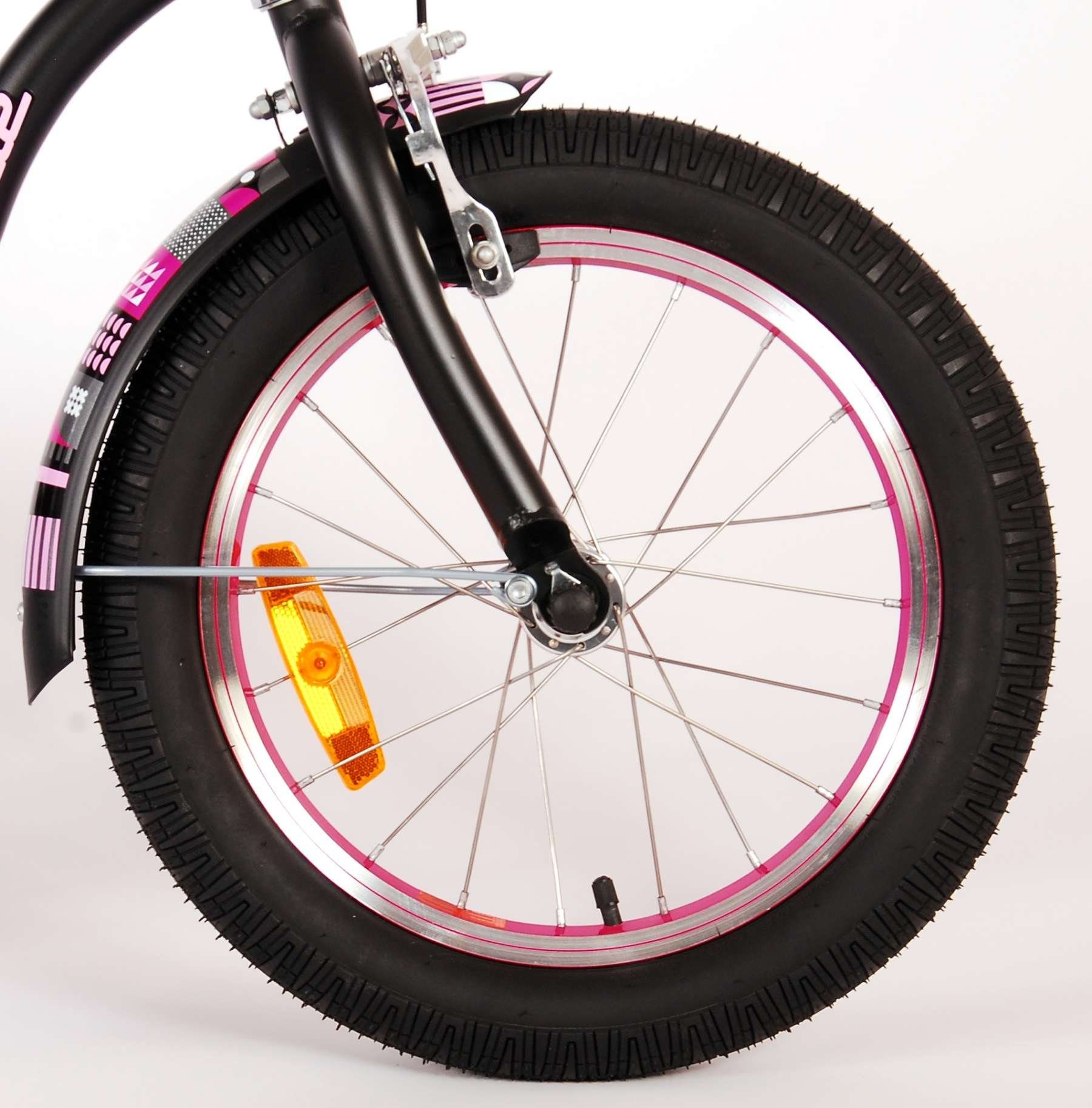 Volare Kinderfahrrad Miracle Cruiser - Mädchen, Prime Collection, bis 115 kg, 14 - 20 Zoll, 85% zusammengebaut, 3,5 - 8 Jahre, Aluminiumfelgen