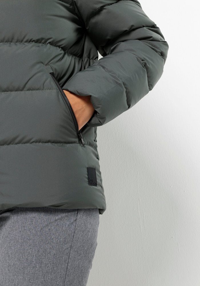 Wolfskin PALACE JACKET Jack W slate-green FROZEN Daunenjacke