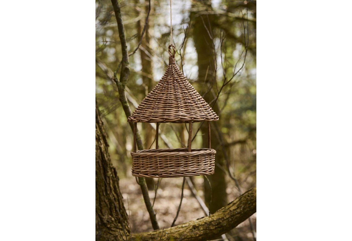 Thumbnail - Ib Laursen Vogelhaus Ib Laursen Vogelfutterhaus aus Weidenholz (23x35cm)