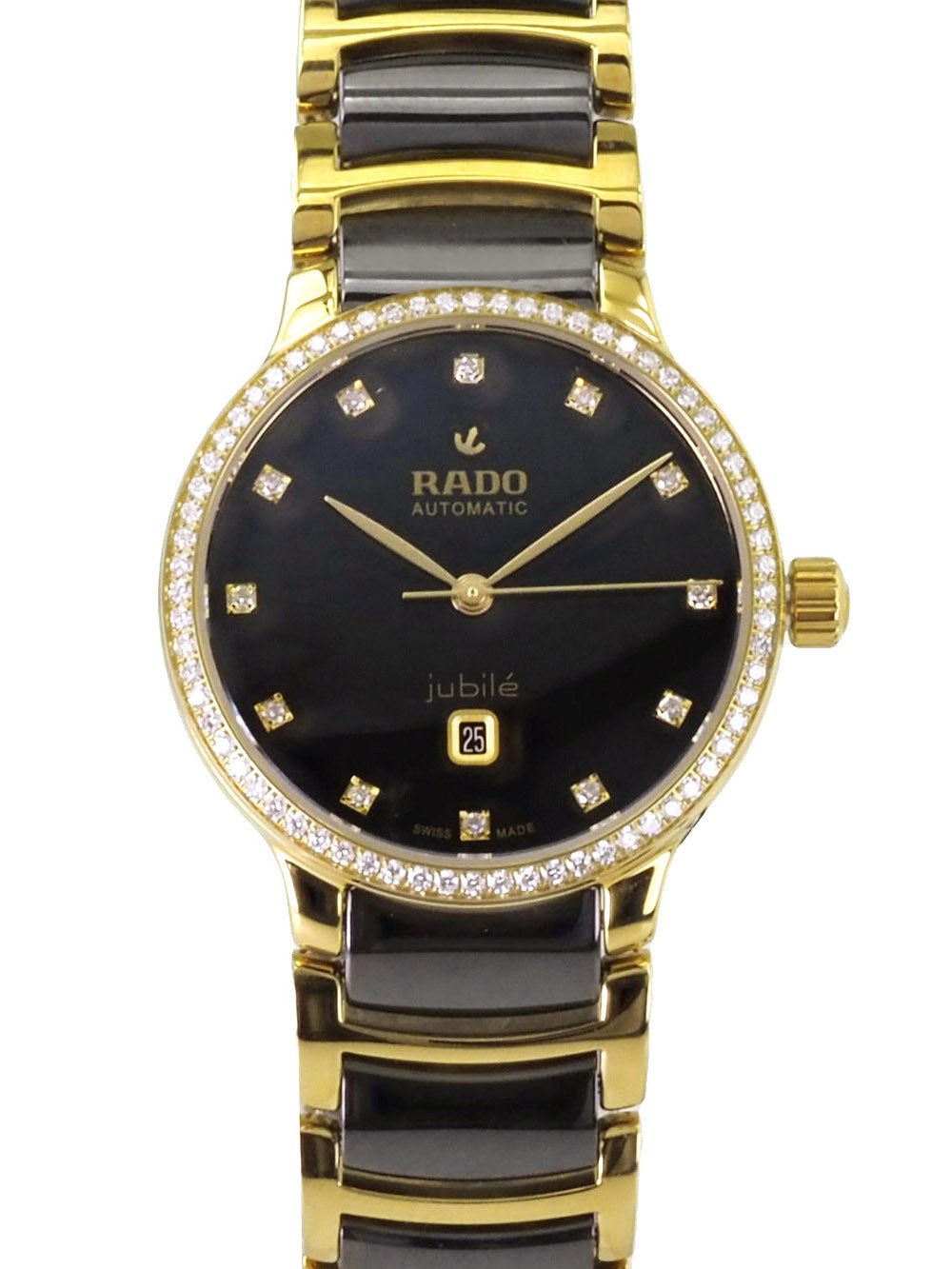 Rado Automatikuhr Damen Uhr R30227702 Centrix Diamond Swiss Made Ø 30,5 mm