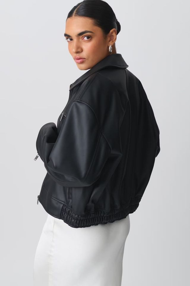 Gina Tricot Lederimitatjacke - Stylische Gina günstig online kaufen