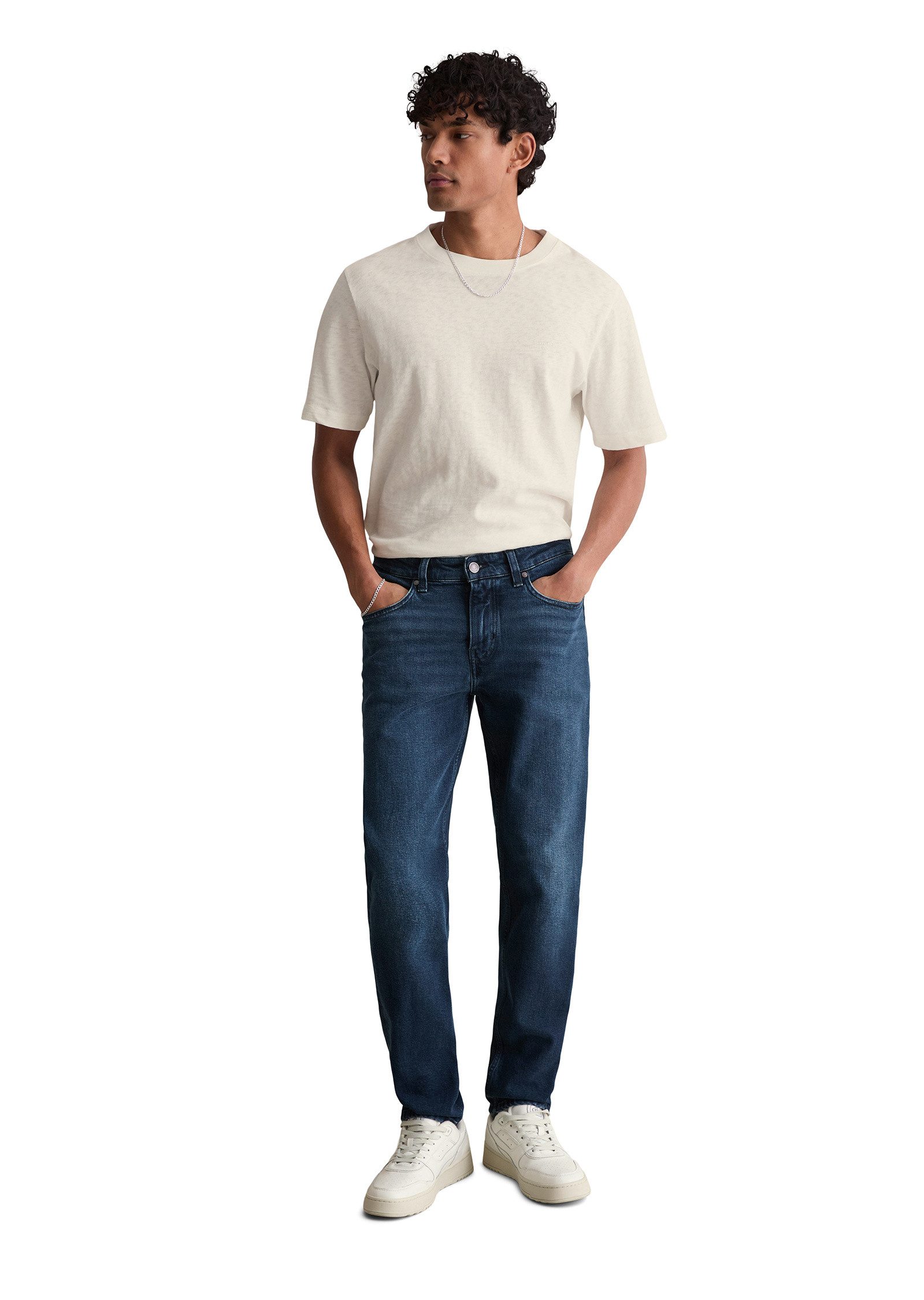 Marc O'Polo DENIM Tapered-fit-Jeans aus Bio-Baumwoll-Mix