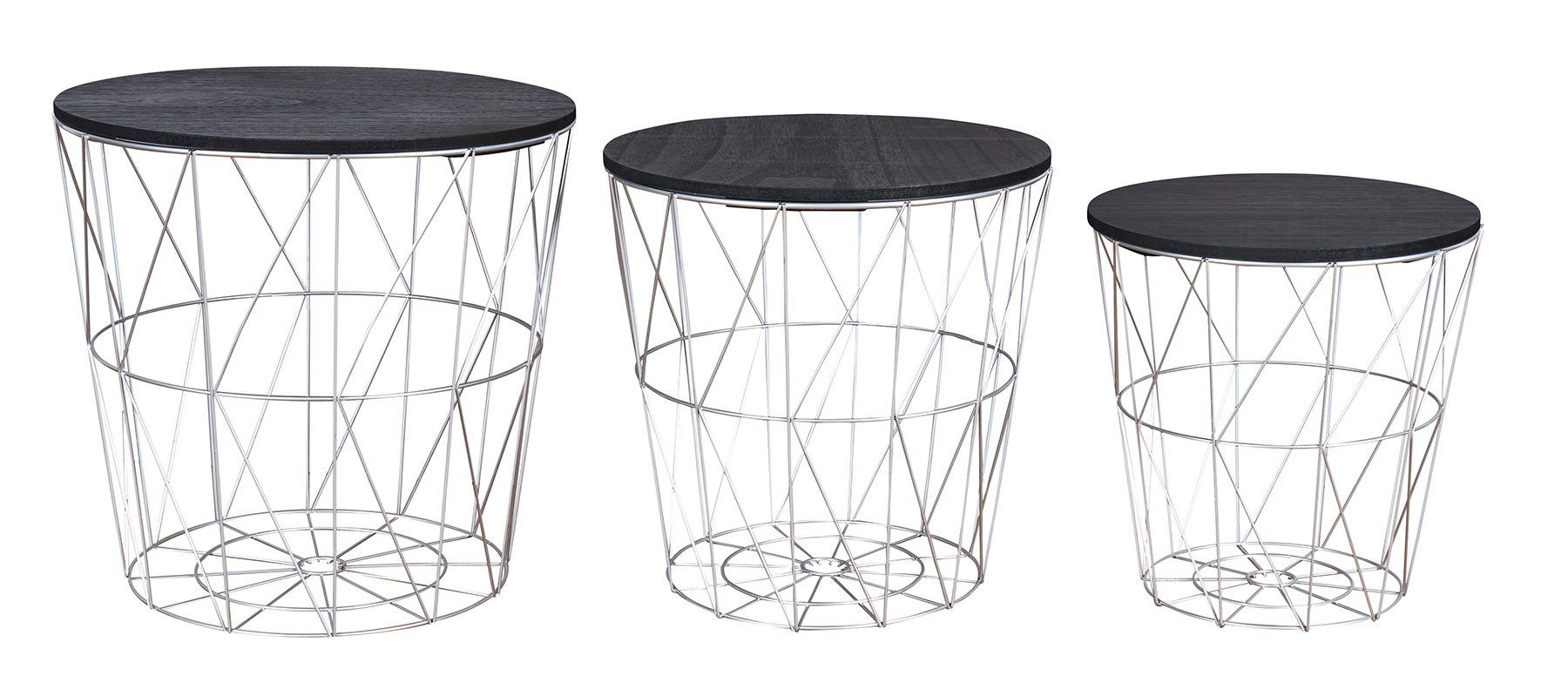 Levandeo® Couchtisch, 3er Set Beistelltisch Metall günstig online kaufen