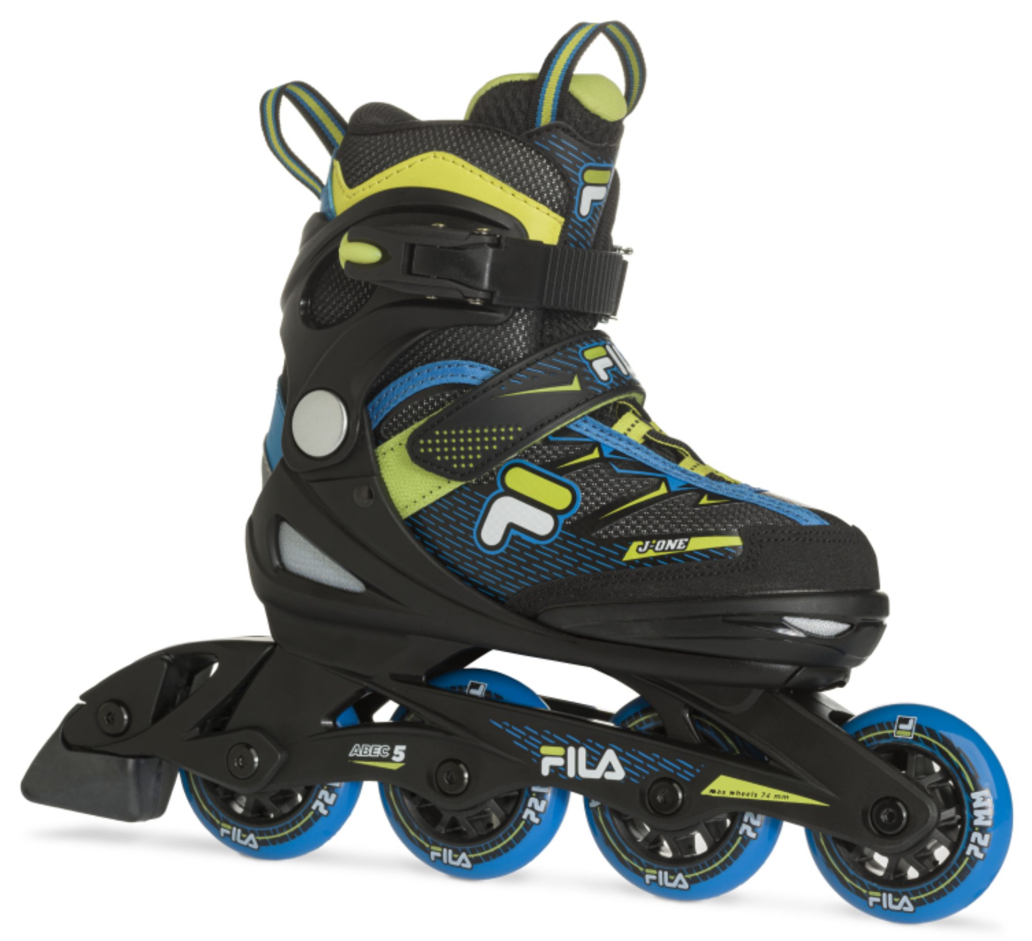 Fila Inlineskates FILA Inline Skate J-One - blau/lime - verstellbar