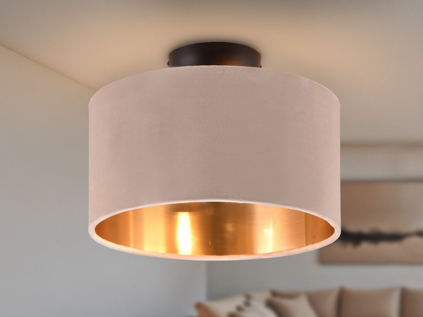 TRIO Leuchten LED Deckenleuchte, Dimmfunktion, LED wechselbar, Warmweiß, kl günstig online kaufen