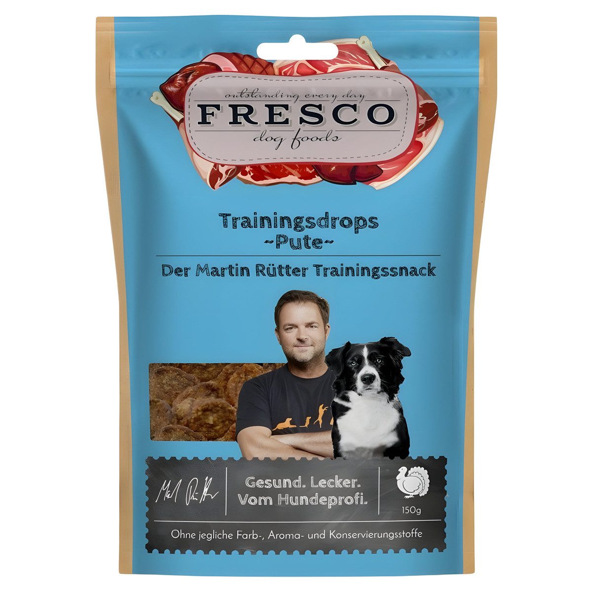 Fresco Martin Rütter Trainingsdrops Pute 150 g, für: Hund