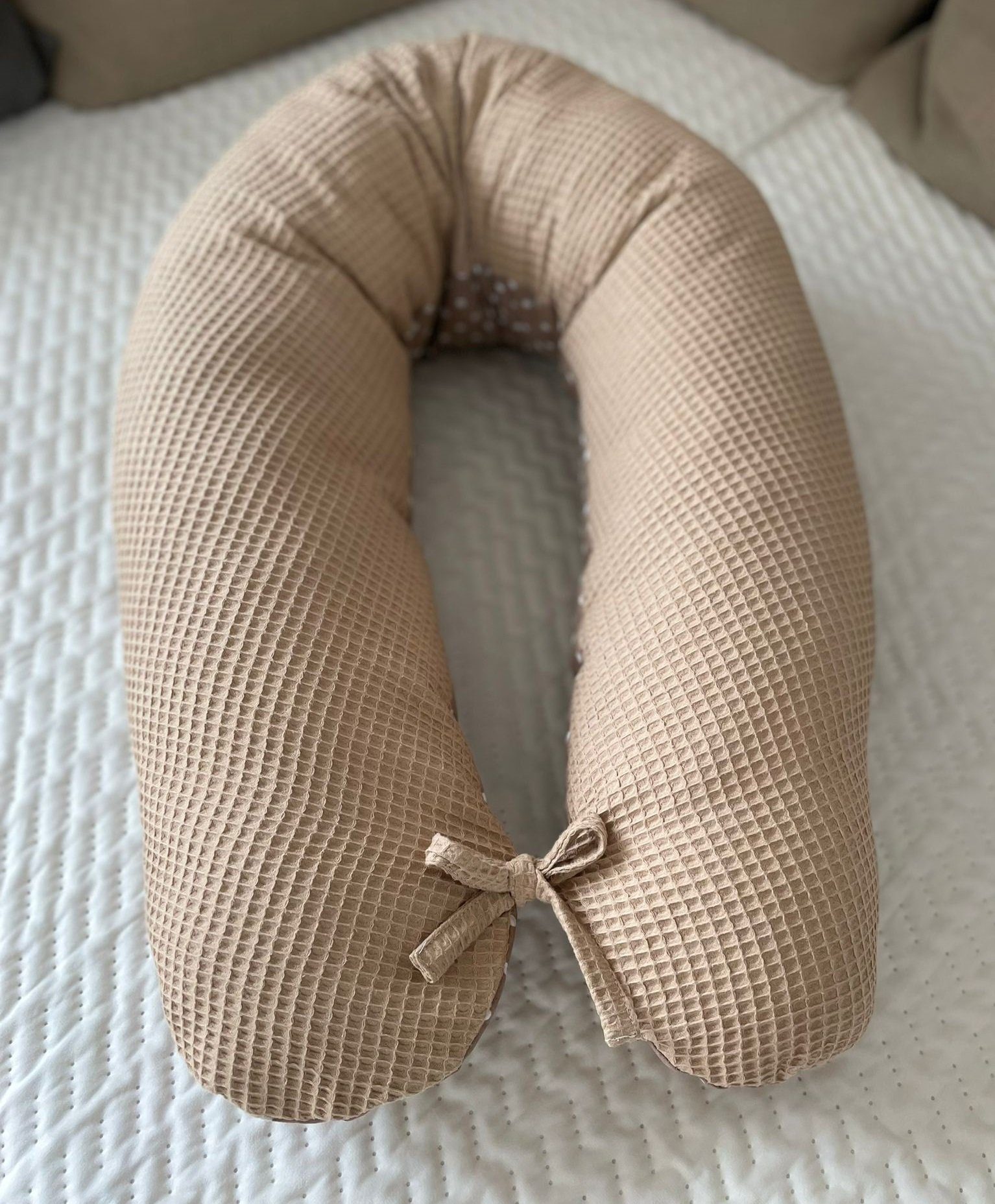 Loolay Stillkissen Attmungsaktive WAFFELPIQUE + GLATT Baumwolle XXL Stillki günstig online kaufen