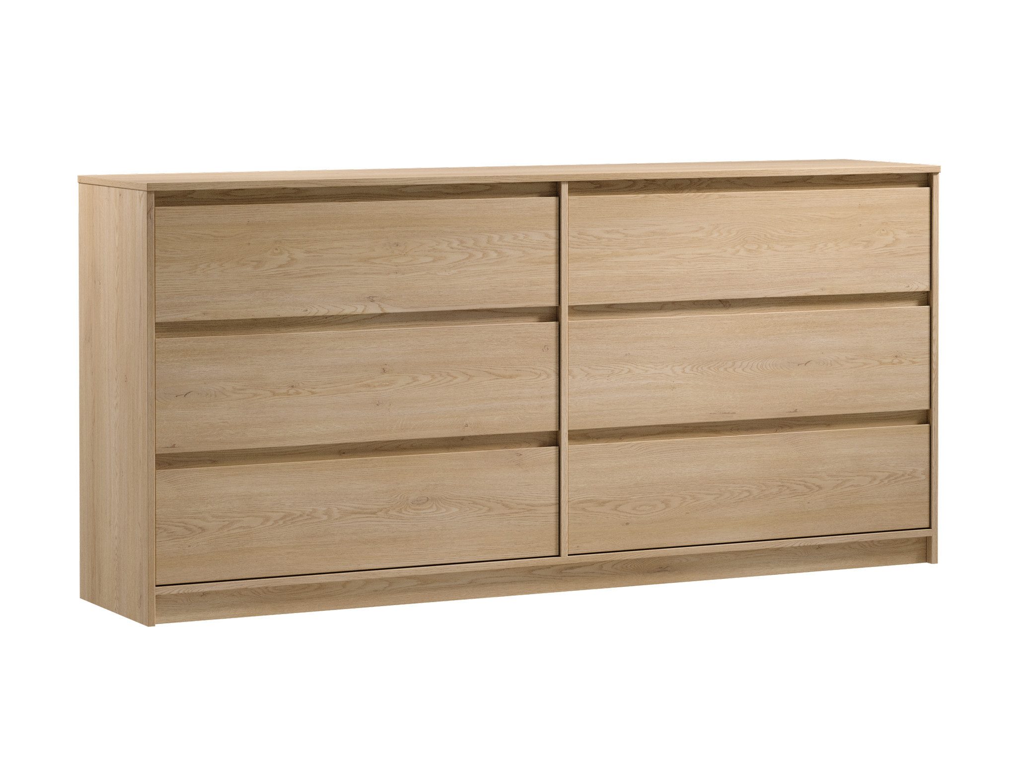ROYAL24_MARKT Kommode Mariva - Elegant Modern Stilvoll Geräumig 6 Schubladen (Sideboard, Premium - Mariva), Premium – Zeitlos – Edel