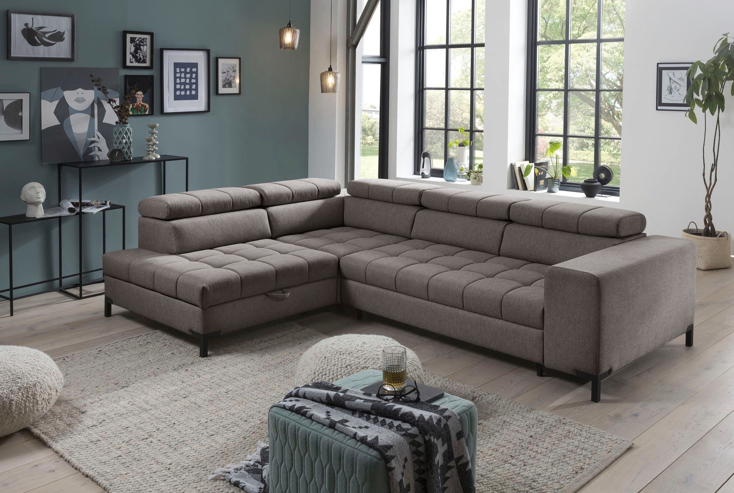 exxpo - sofa fashion Ecksofa Bocco, günstig online kaufen