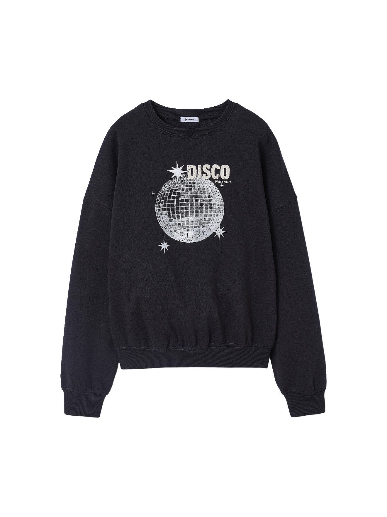 jonen Sweatjacke Sweatshirt DISCO mit Glitzereffekt, Mädchen