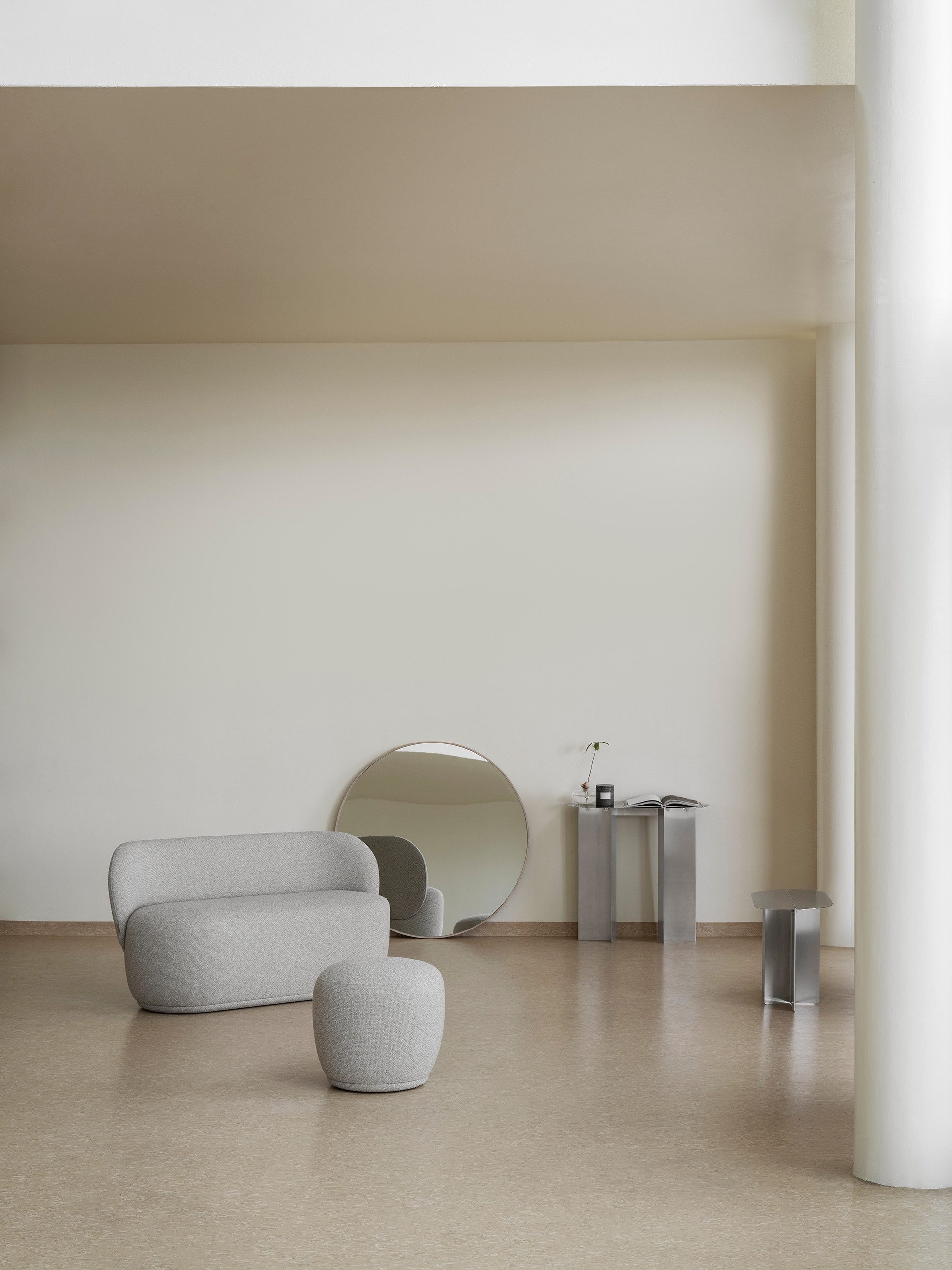 blomus Sideboard -ORU- Kommode, Schrank, Anrichte, Möbel: aus Stahl, dreidimensionale Form, einfacher Aufbau, Komfort