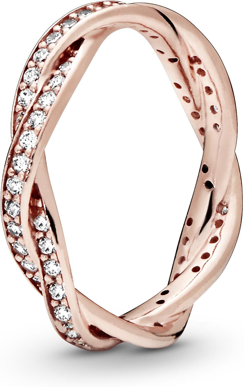 Pandora Fingerring Pandora Funkelnde Gedrehte Linien günstig online kaufen