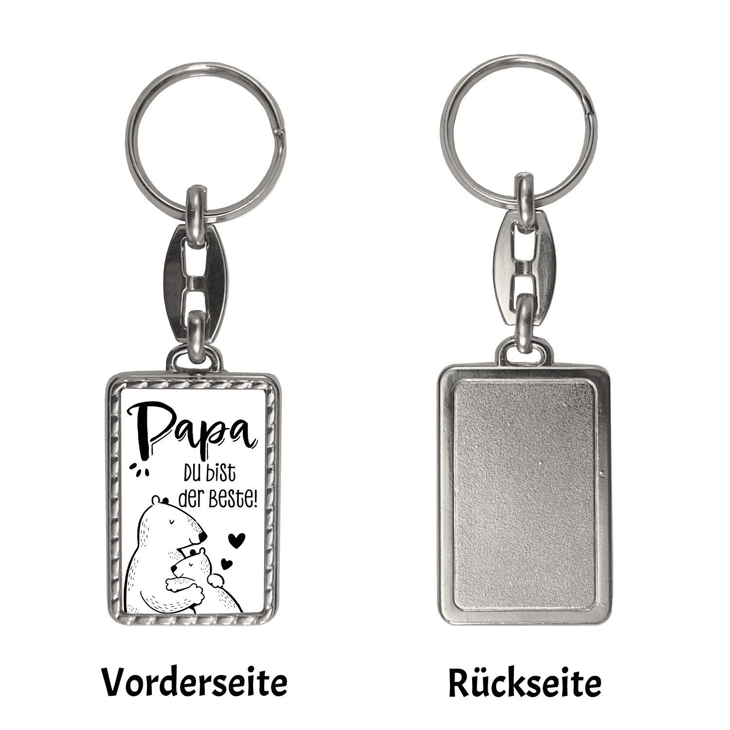 speecheese Schlüsselanhänger Bären Papa und Kind Schlüsselanhänger mit Bord günstig online kaufen