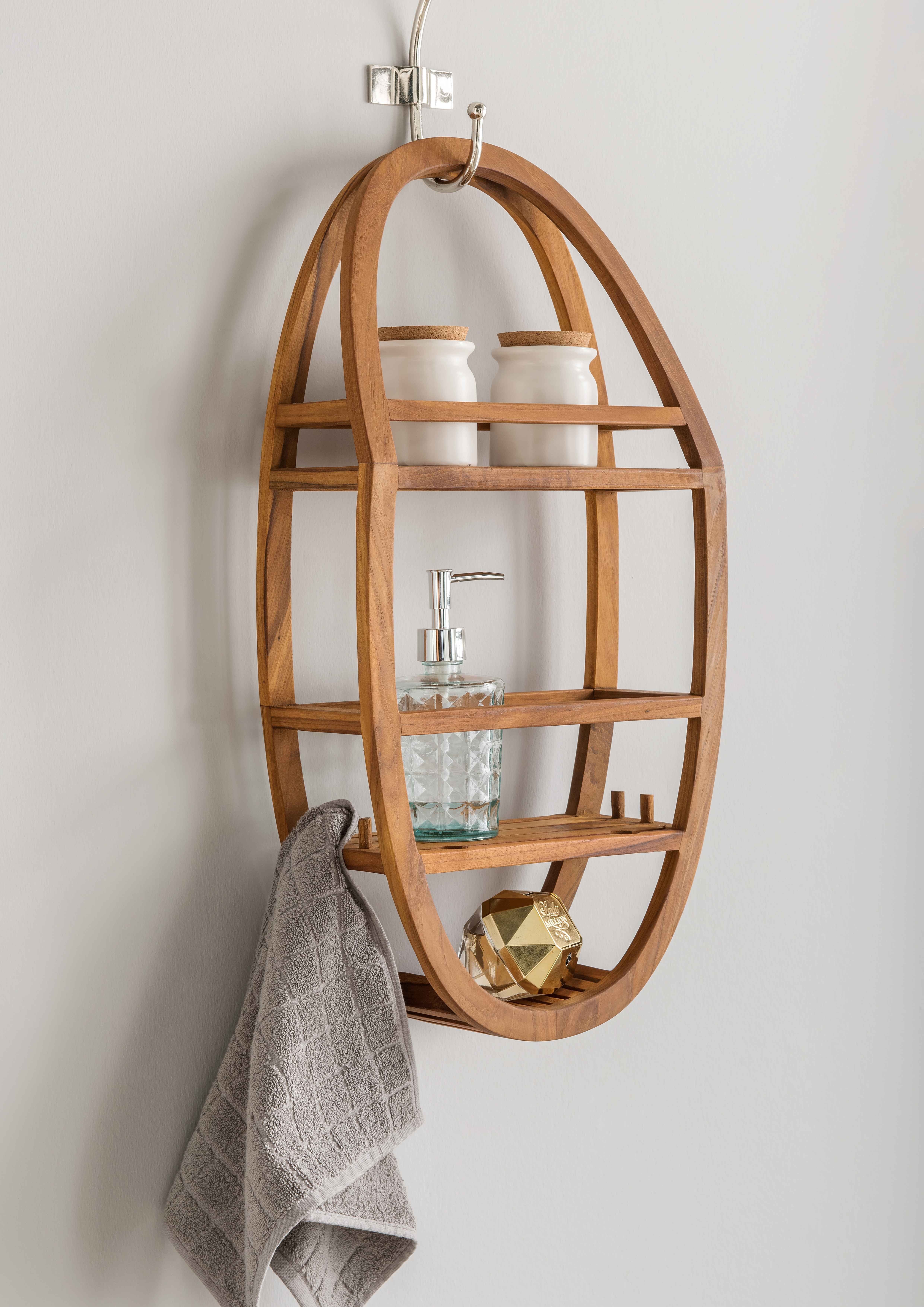 Destiny Duschablage SPA & LIVING, Wandregal, 2 Ablagefächer, oval 33x12,5x6 günstig online kaufen