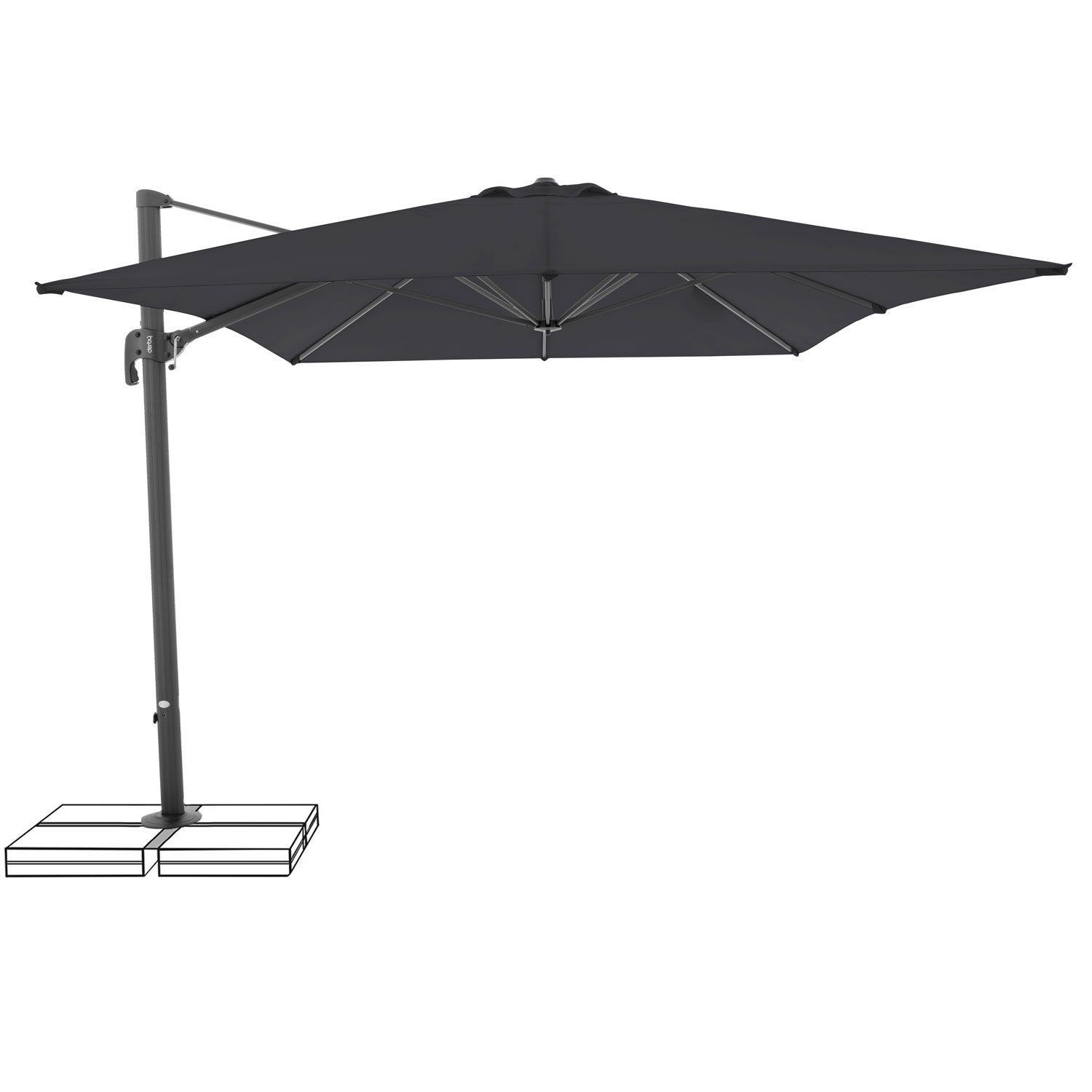 doppler® Ampelschirm derby Ampelschirm 400x300 cm günstig online kaufen