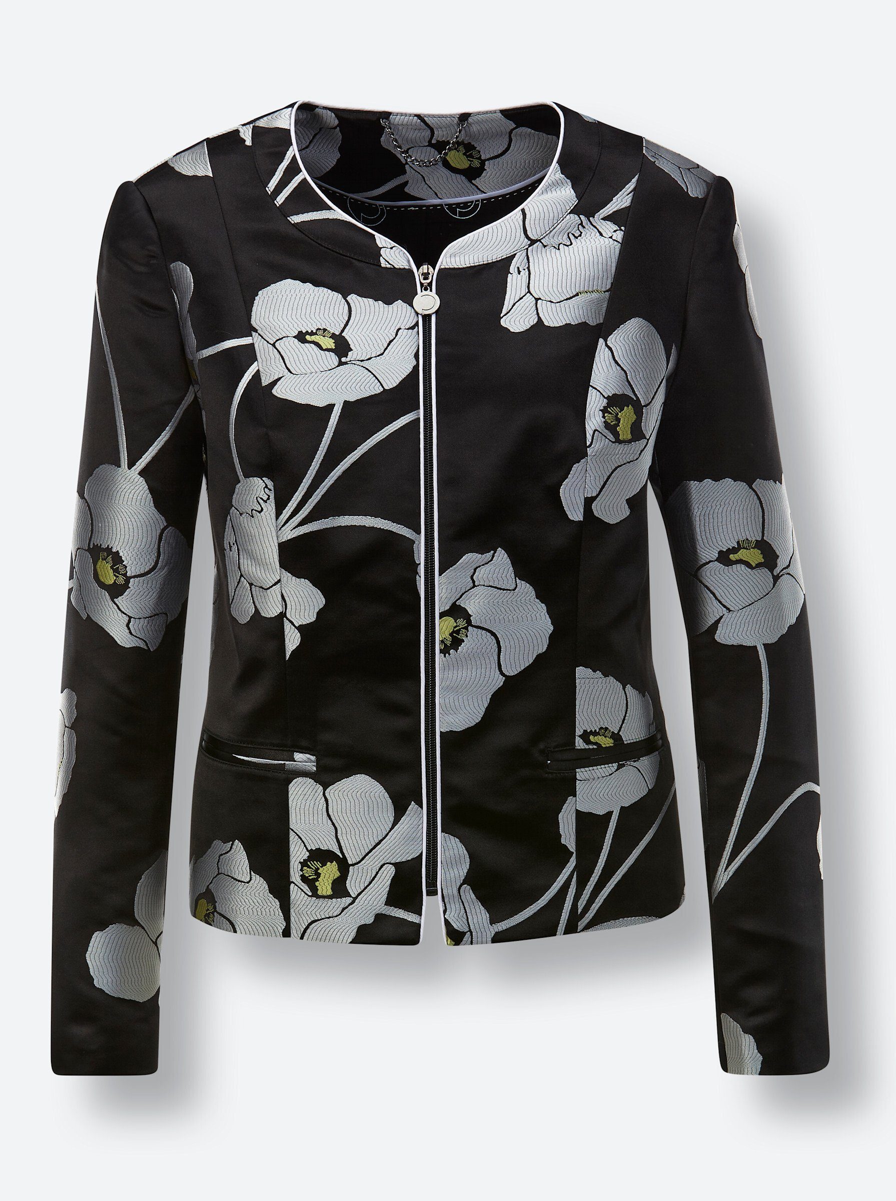 creation L Blusenblazer Jacquardblazer .