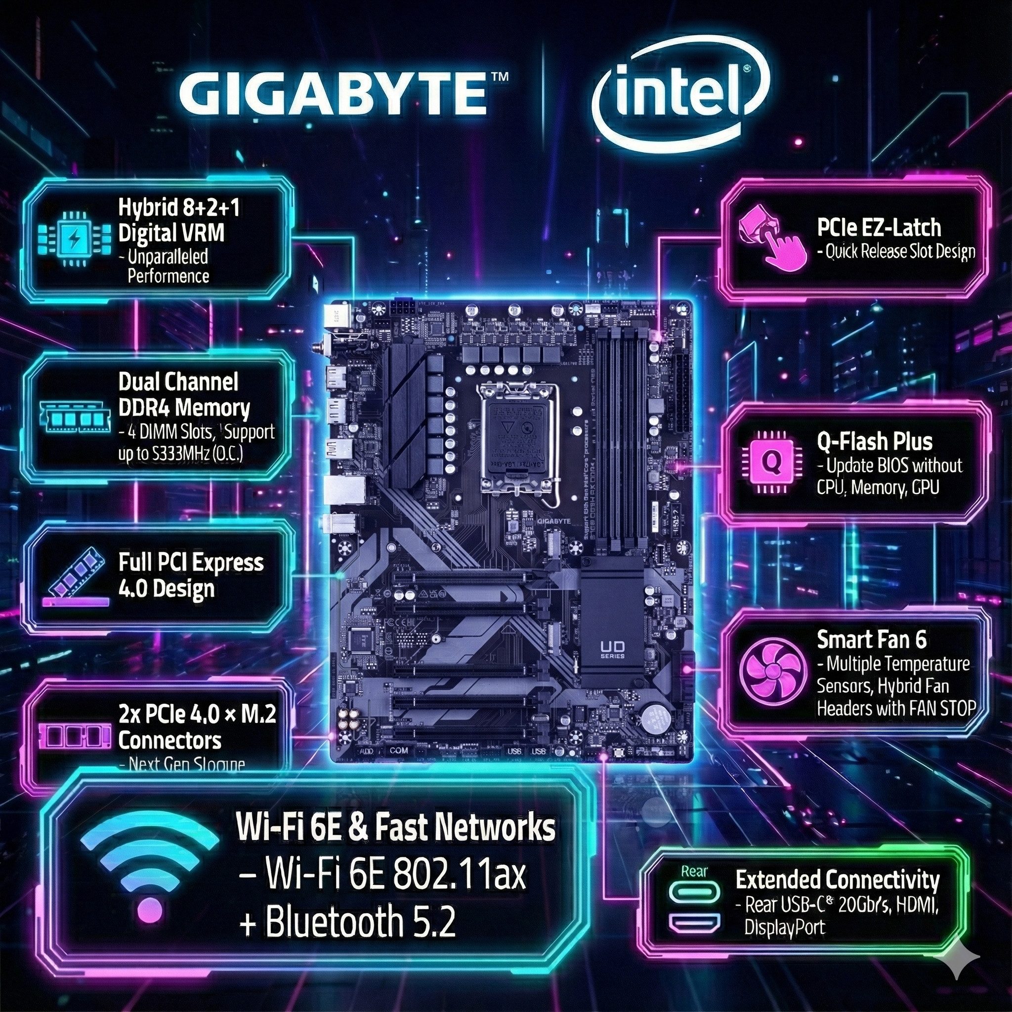 Meinpc Intel I9 mit RTX 5070 Ti 16GB Gaming-PC (Intel Core i9 12900K, RTX 5070 Ti, 32 GB RAM, 1000 GB SSD, RGB Tower, Gaming, Gamer, RGB)