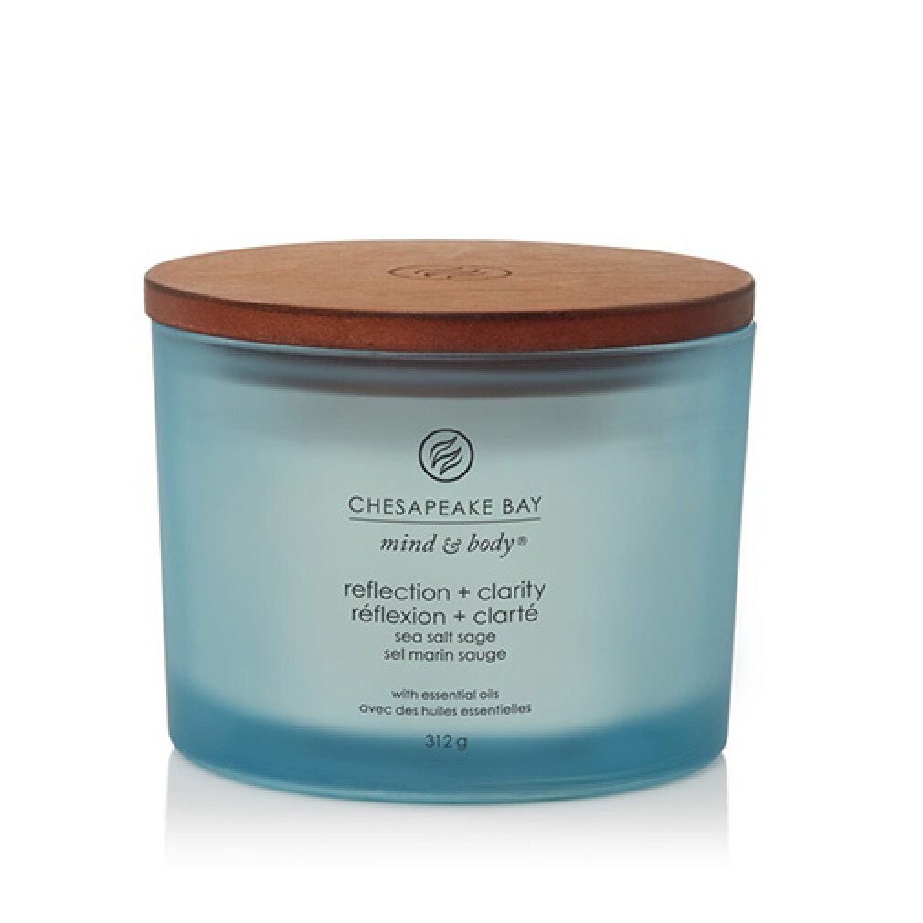 Chesapeake Bay Duftkerze Reflection + Clarity Duftkerze mit 3 Dochten 312 g