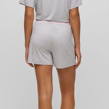 HUGO Pyjamashorts Unite Shorts mit sichtbarem Bund mit Marken-Logos