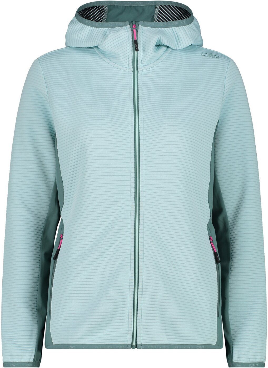 CMP Tanktop WOMAN JACKET FIX HOOD OPALE