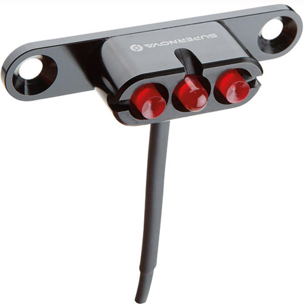 Supernova Fahrradbeleuchtung Supernova E3 Tail Light FR E-25 K915 schwarz Gepäckträgermontage Stvz