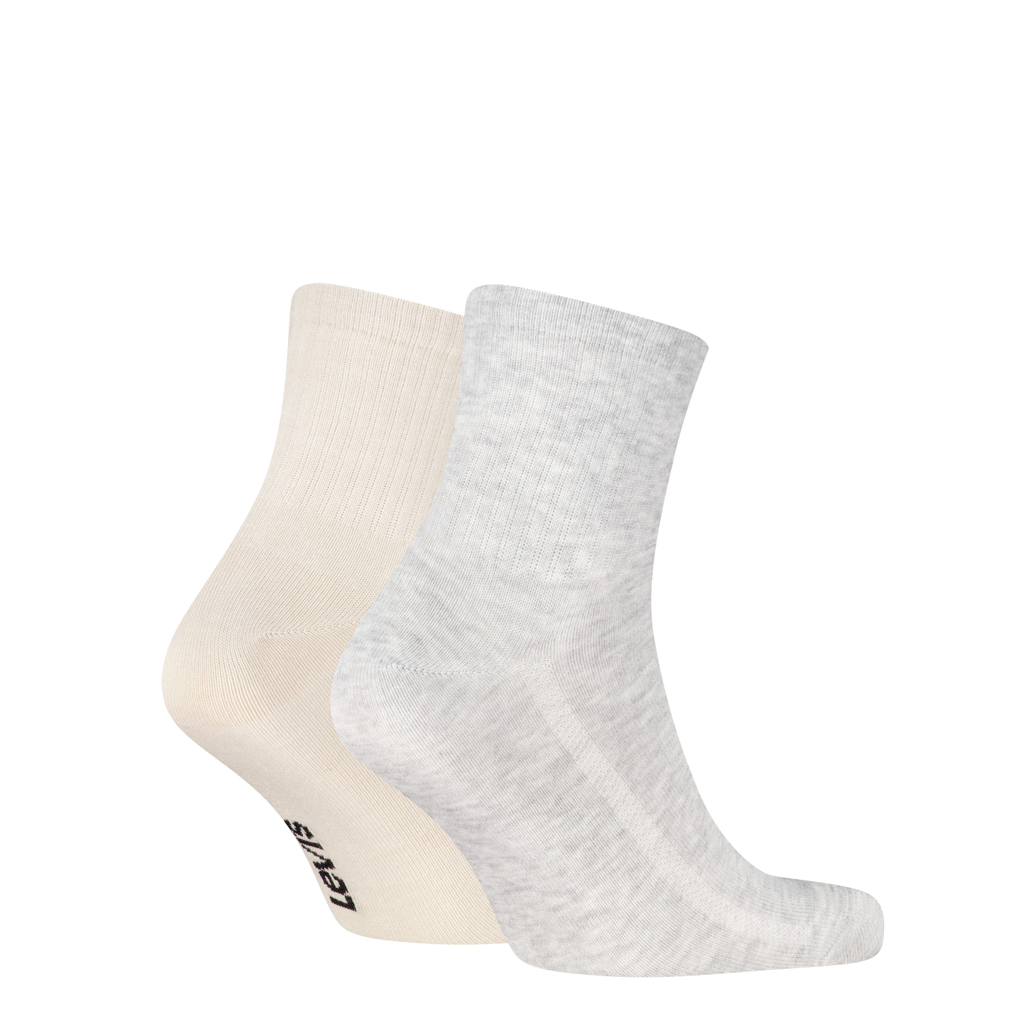 Levi's® Kurzsocken LEVIS HIGH MID CUT FRUIT GRAPHIC (2 Paar) Cotton-Mix, Fruit-Design, elastisch, weiche, bequeme Sohle