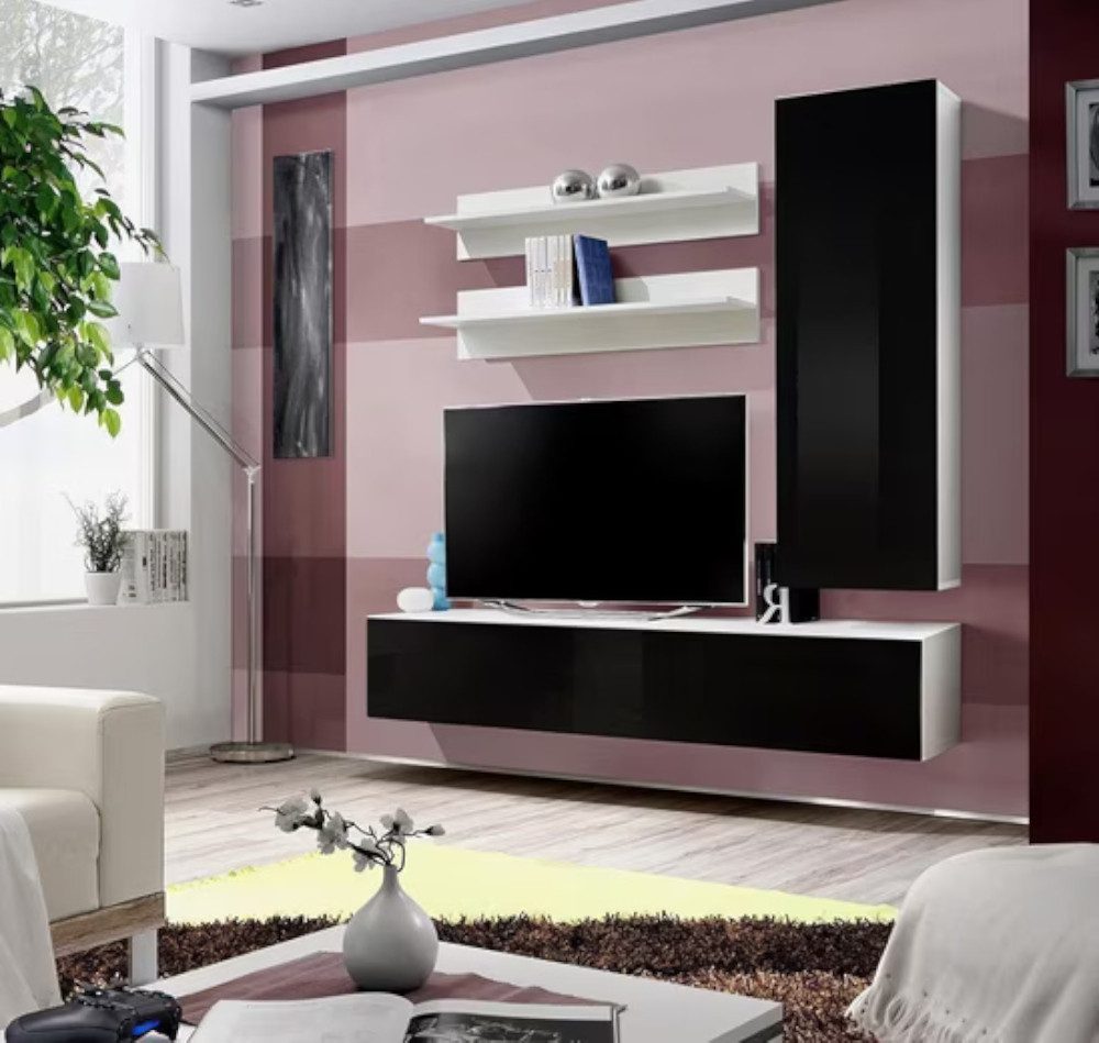 Wohnwand Premium Wohnmöbel in zeitgenössischem Design für das Wohnzimmer