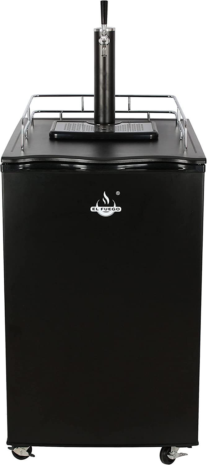 El Fuego Bierzapfanlage El Fuego® Bierfasskühler mit Zapfanlage, inkl. Gasflasche