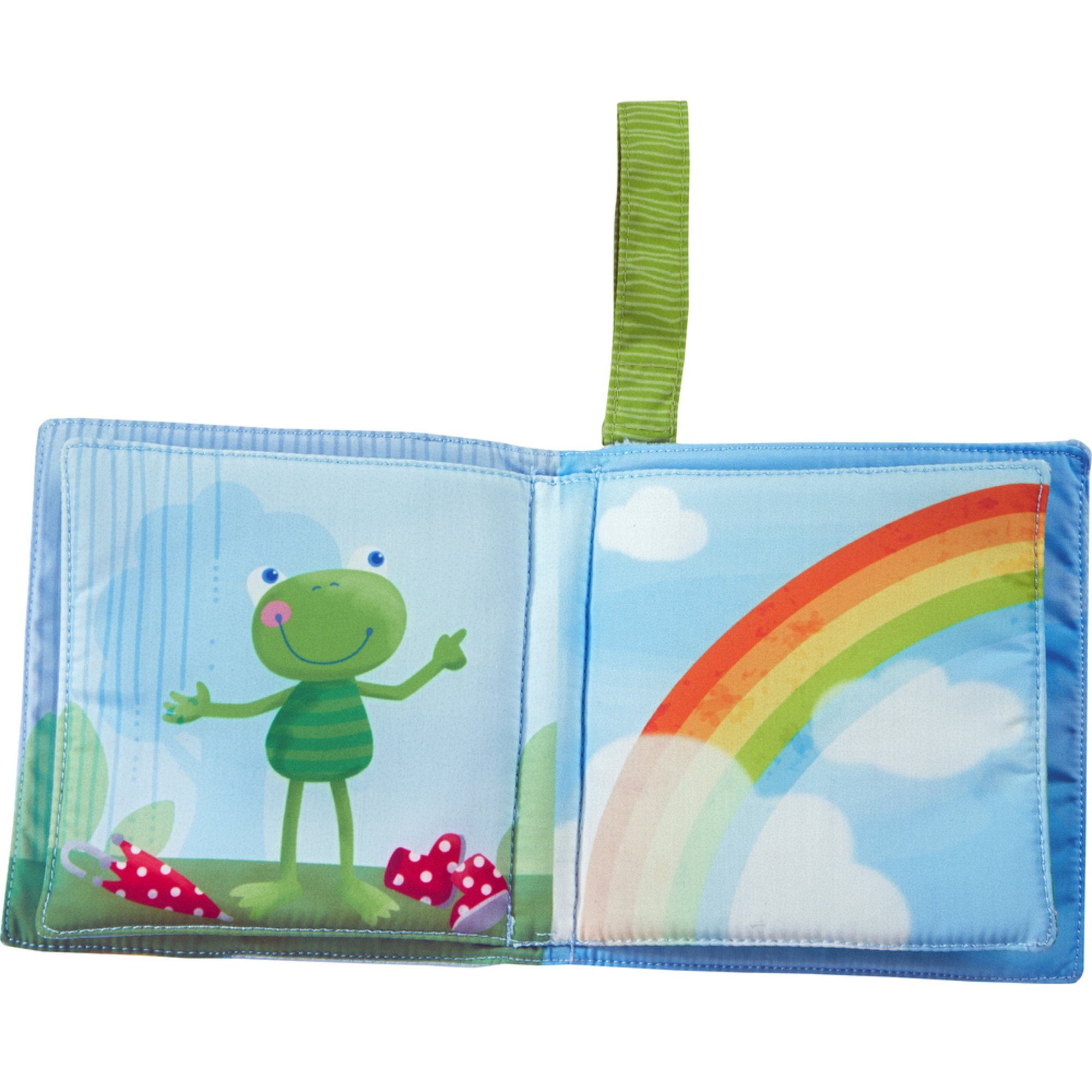 Haba Lernspielzeug HABA Stoffbuch Regenbogenwelt, Lernbuch