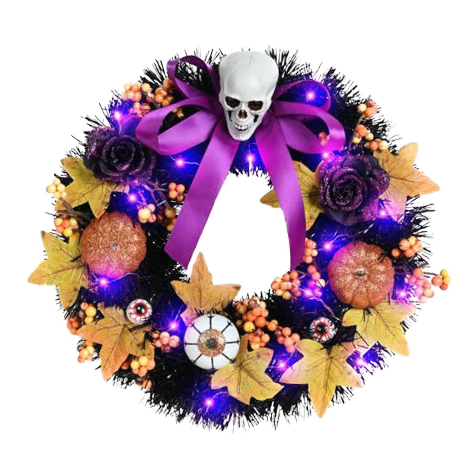 CLTYQ Dekoobjekt Halloween Kranz, Halloween Künstliche, günstig online kaufen