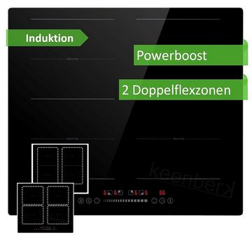 PKM Flex-Induktions-Kochfeld IN4-2FZSH