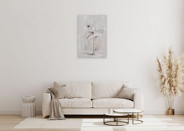 KUNSTLOFT Gemälde Vollendete Anmut 60x90 cm, Leinwandbild 100% HANDGEMALT Wandbild Wohnzimmer