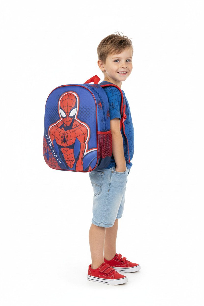 Disney Rucksack Kinder Rucksack 3D – Spiderman (Set)