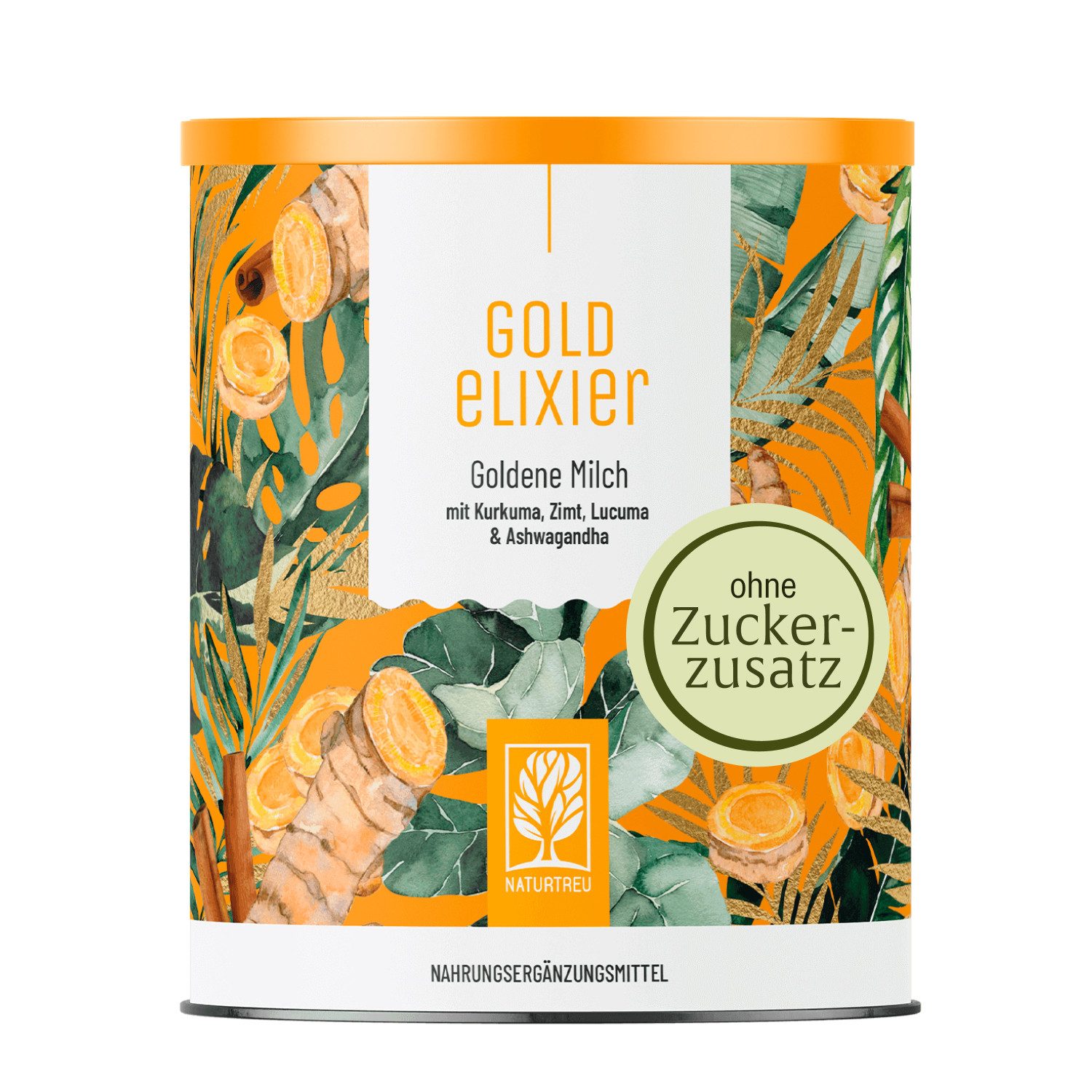Naturtreu GOLDELIXIER Serum, Frei von Parabenen und Silikonen