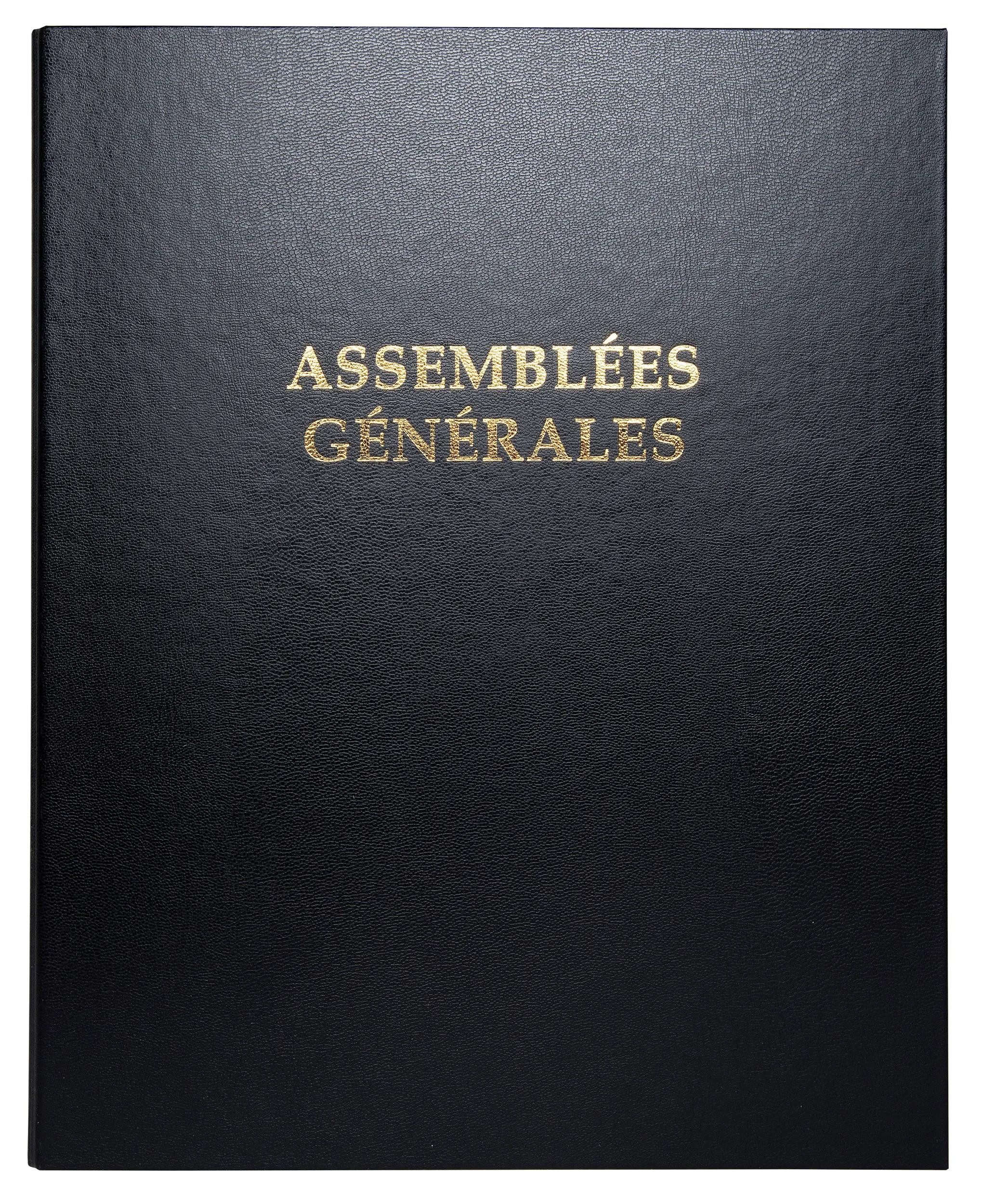 EXACOMPTA Aktenordner GENERALVERSAMMLUNGREGISTER - Schwarz 4606E