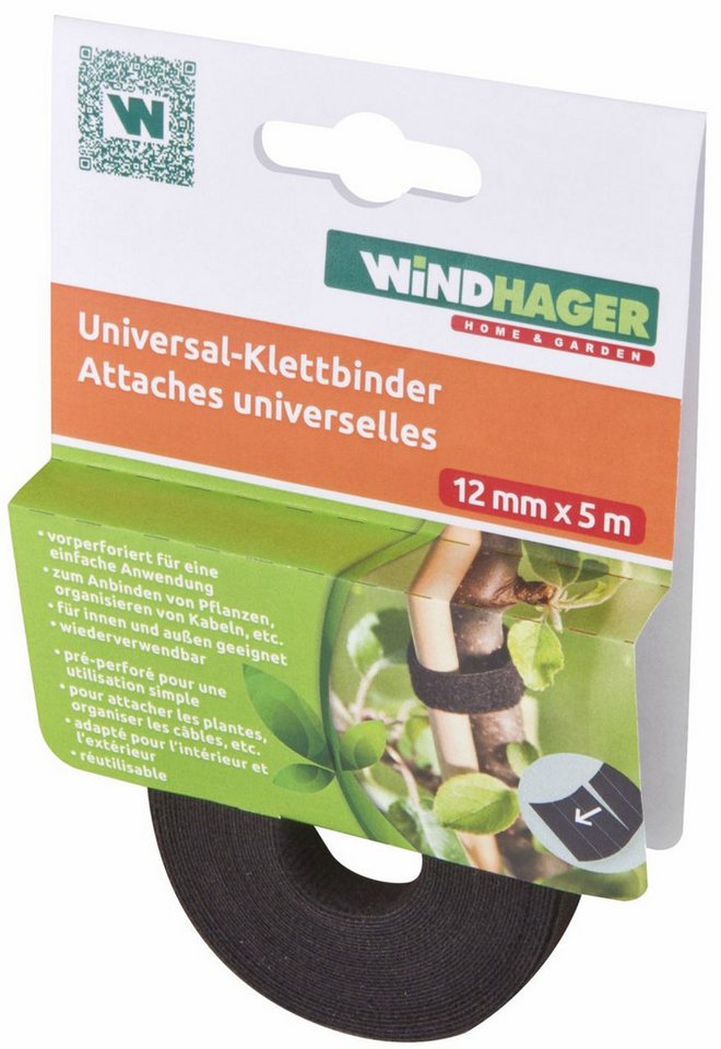 Thumbnail - Windhager Rankhilfe Windhager Klettverbinder 12 mm x 5 m, schwarz
