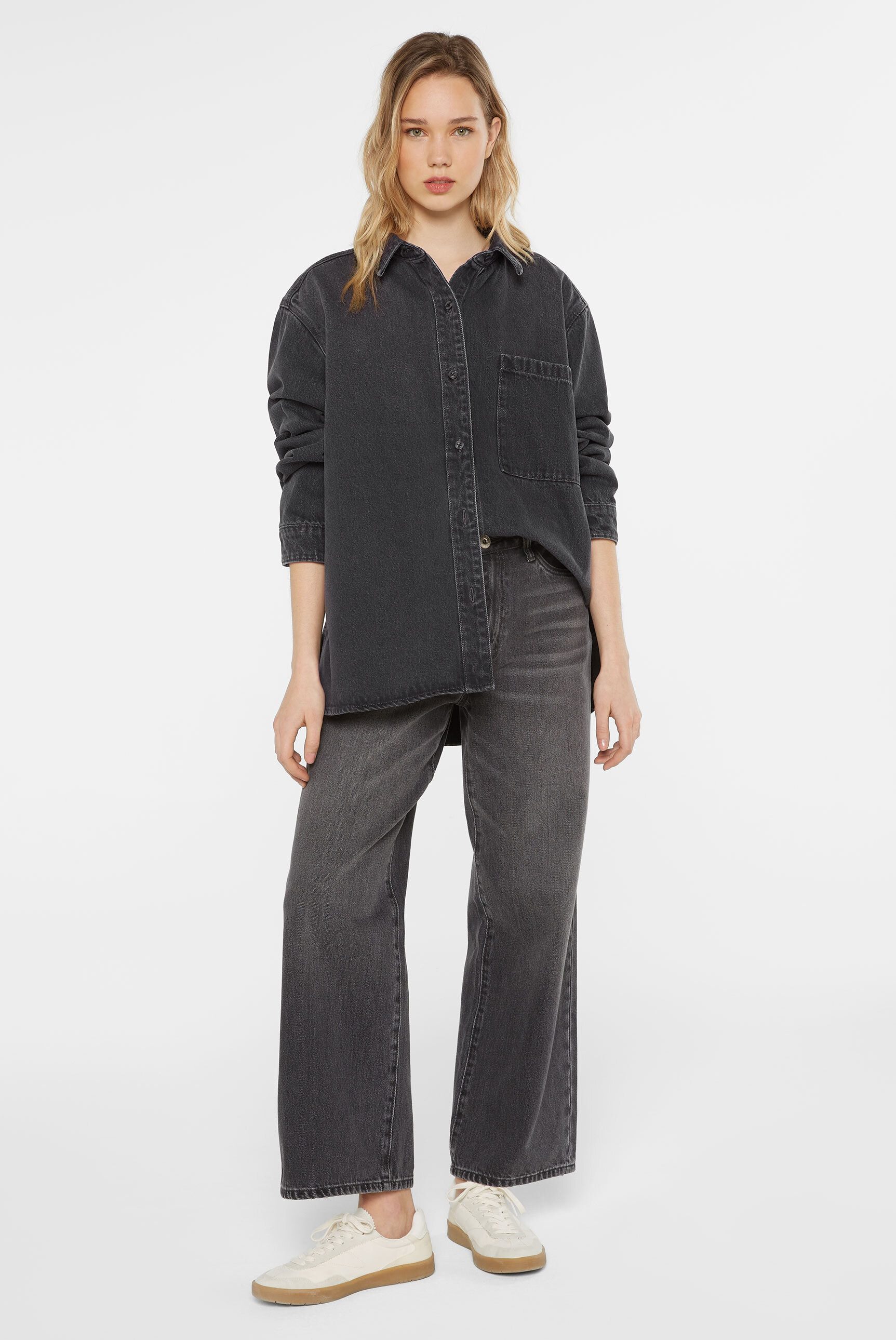 Jeansbluse