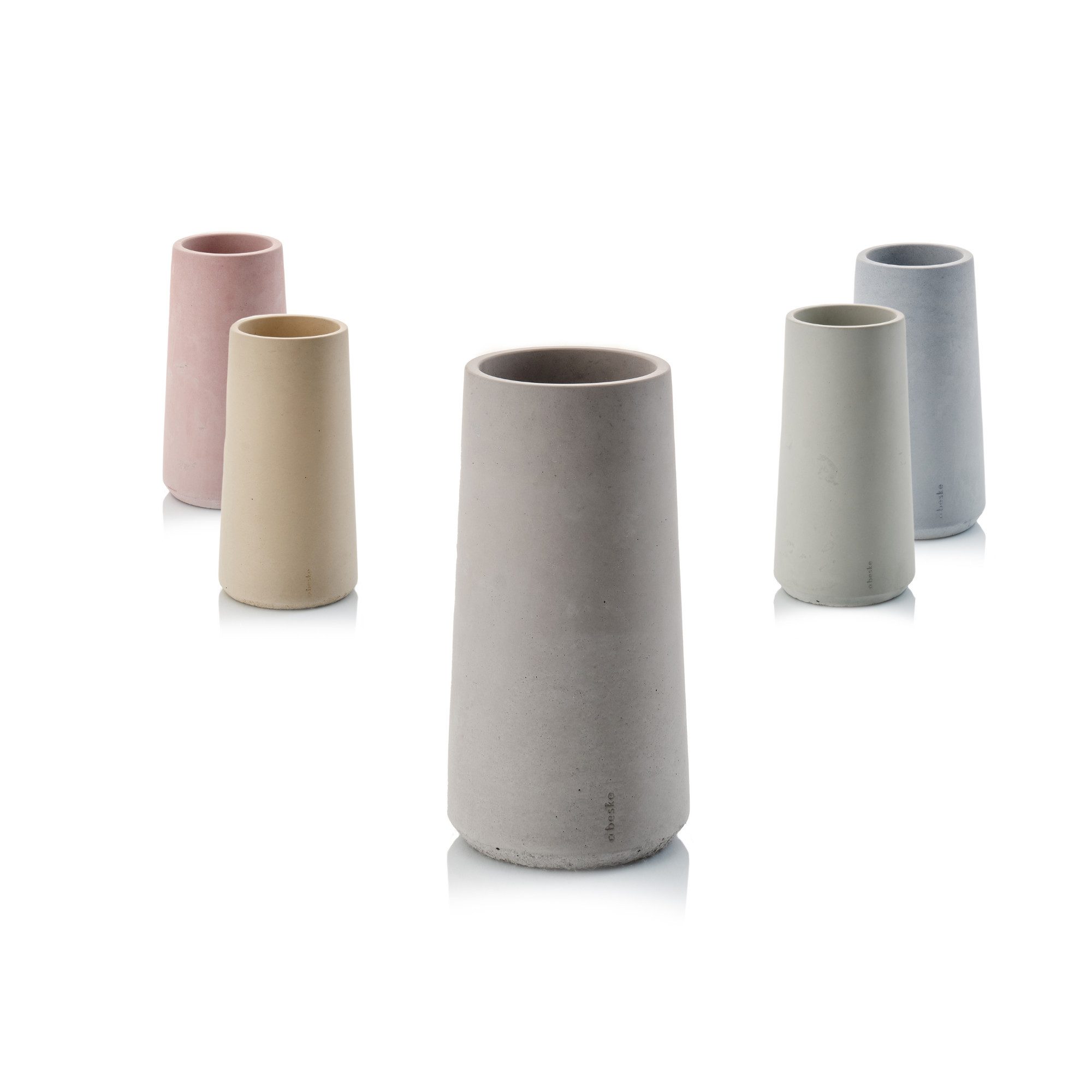 beske Tischvase Betonvase ‘Eiskar Media’ (10cm, günstig online kaufen