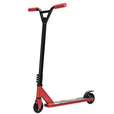 COSTWAY Stuntscooter Cityroller, mit PU-Rädern, bis 100KG belastbar