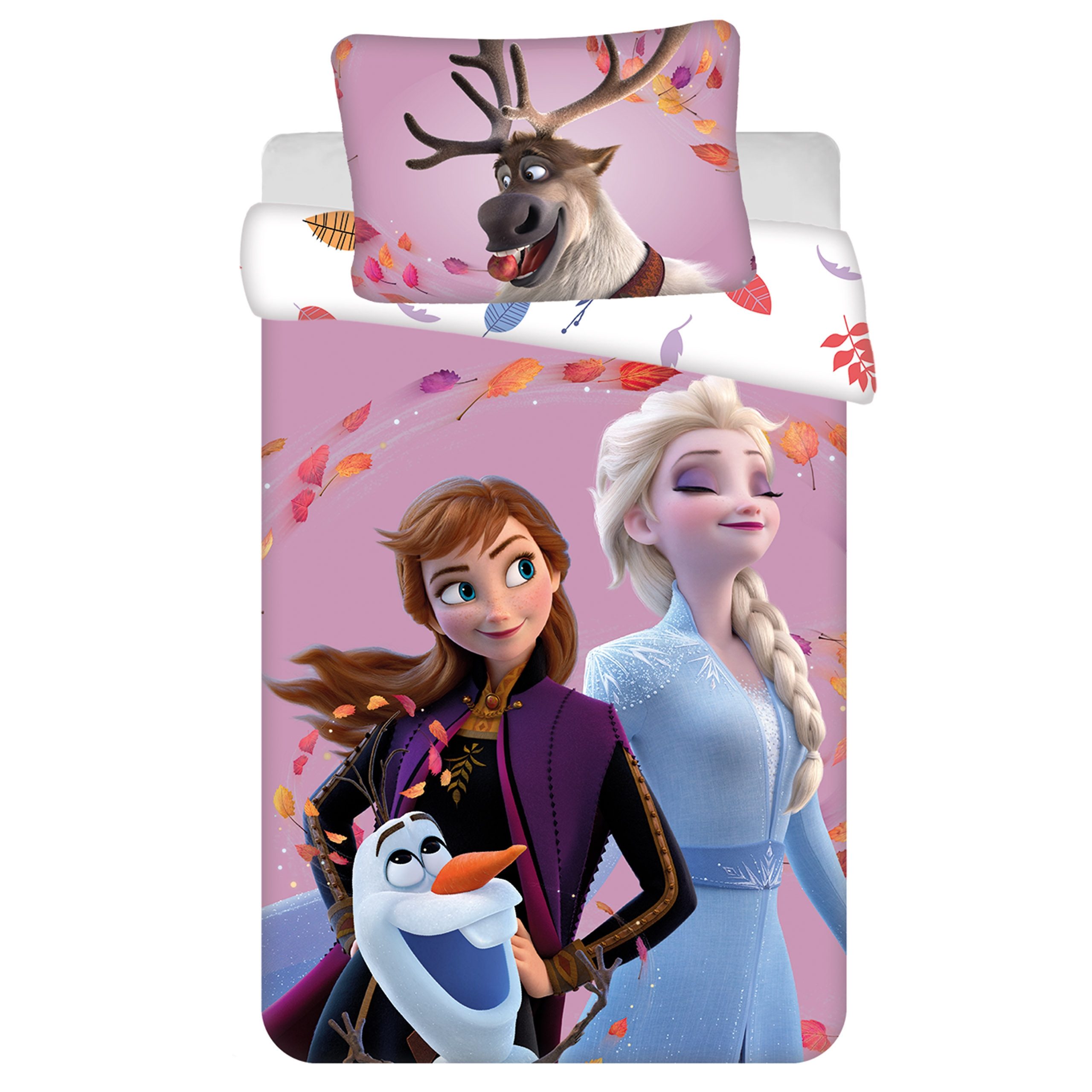 Disney Frozen Kinderbettwäsche DISNEY Frozen BAUMWOLL Bettwäsche mit Reißverschluss, für Kinderbetten